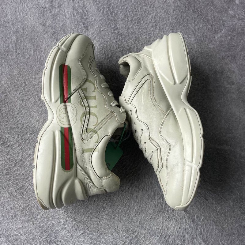 Gucci Gucci Rhyton Logo Low-Top Dad Sneakers - Size US 8.5 / EU 41-42 - 6 Thumbnail