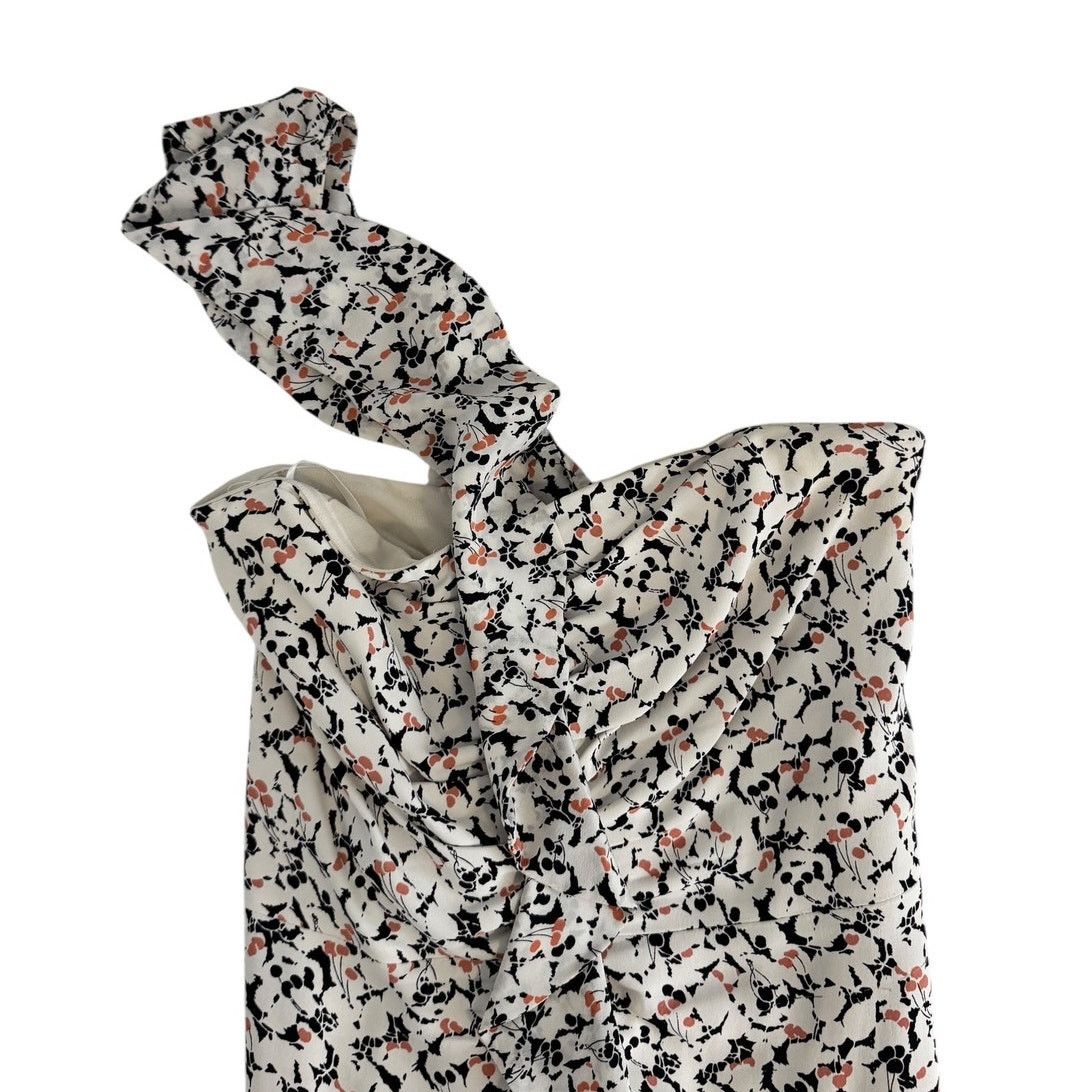 Veronica Beard Veronica Beard Ruffian One-Shoulder Floral Midi Dress 8 Size M / US 6-8 / IT 42-44 - 14 Thumbnail