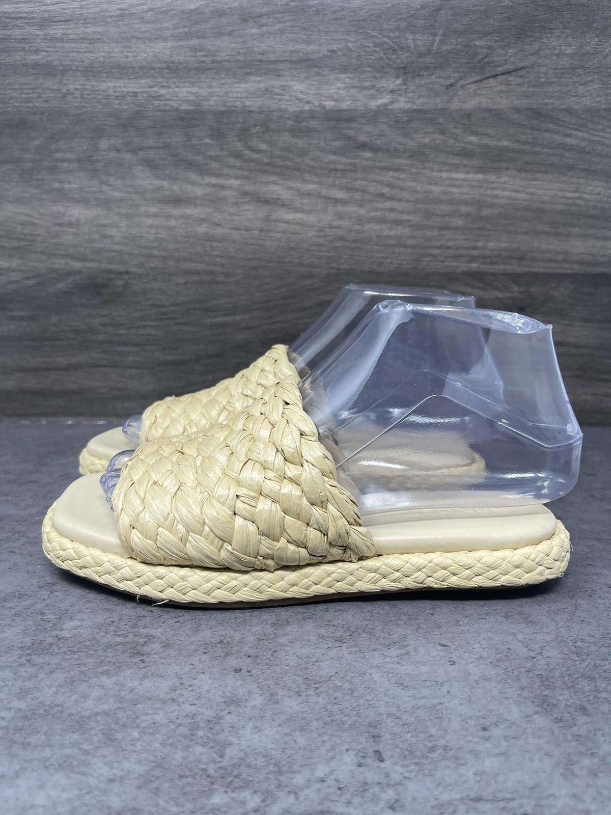 Vince Vince Sandals Womens Size 4 (35) Rumi Raffa Slides Size US 4 / IT 34 - 1 Thumbnail