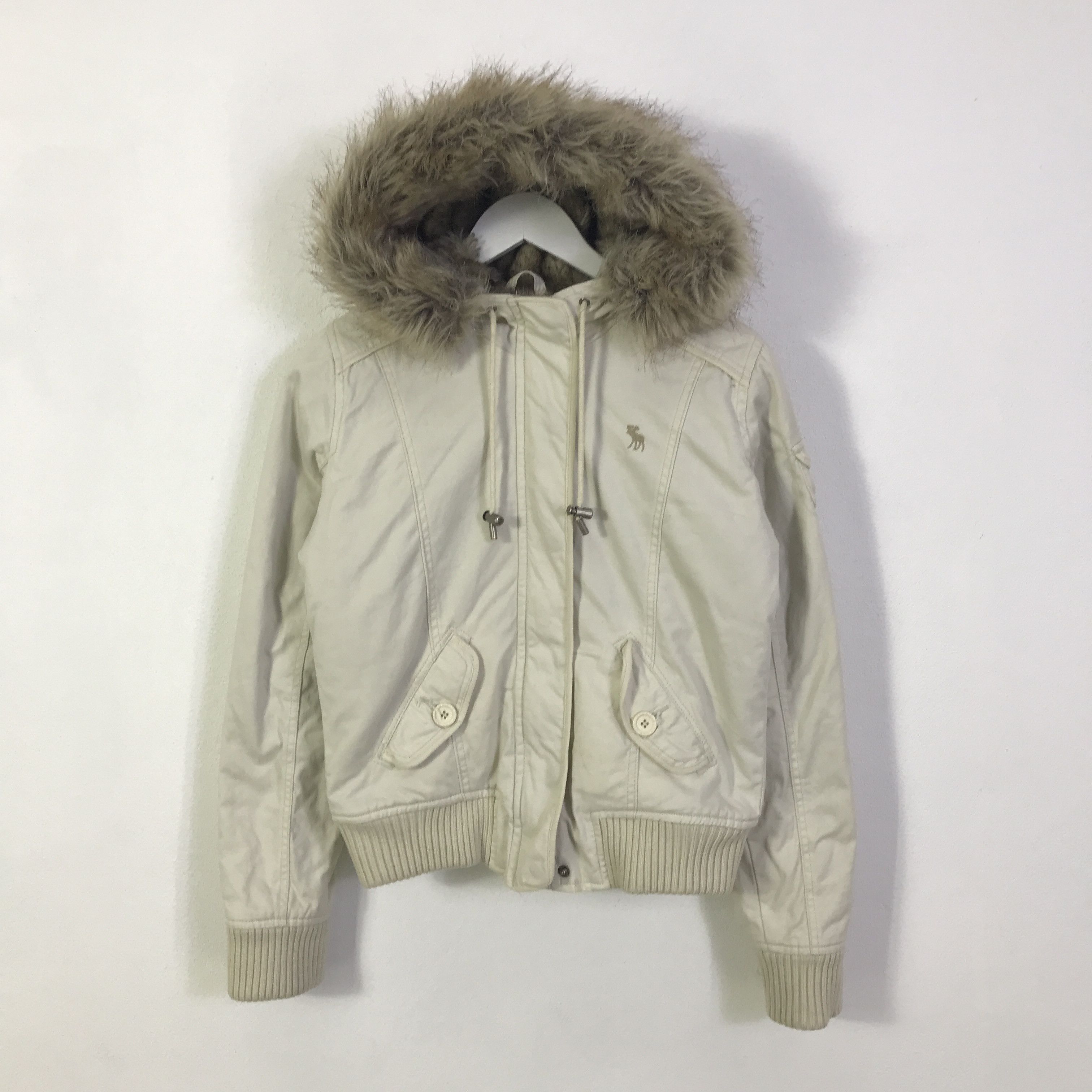 Abercrombie & Fitch abercrombie & fitch fur hoodie jacket K122B2 Size US S / EU 44-46 / 1 - 1 Thumbnail