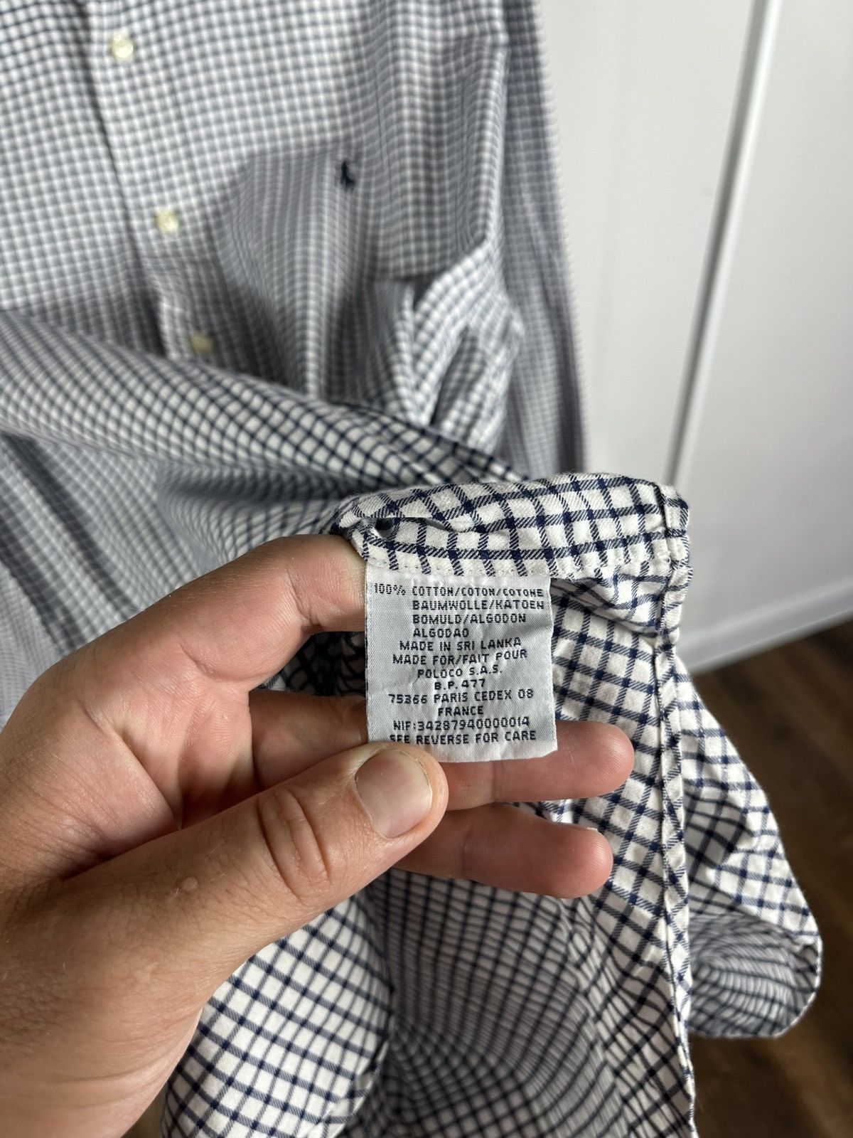 Polo Ralph Lauren Polo Ralph Lauren Checked Shirt Yarmouth 16 40/41 Cotton Size US L / EU 52-54 / 3 - 7 Thumbnail