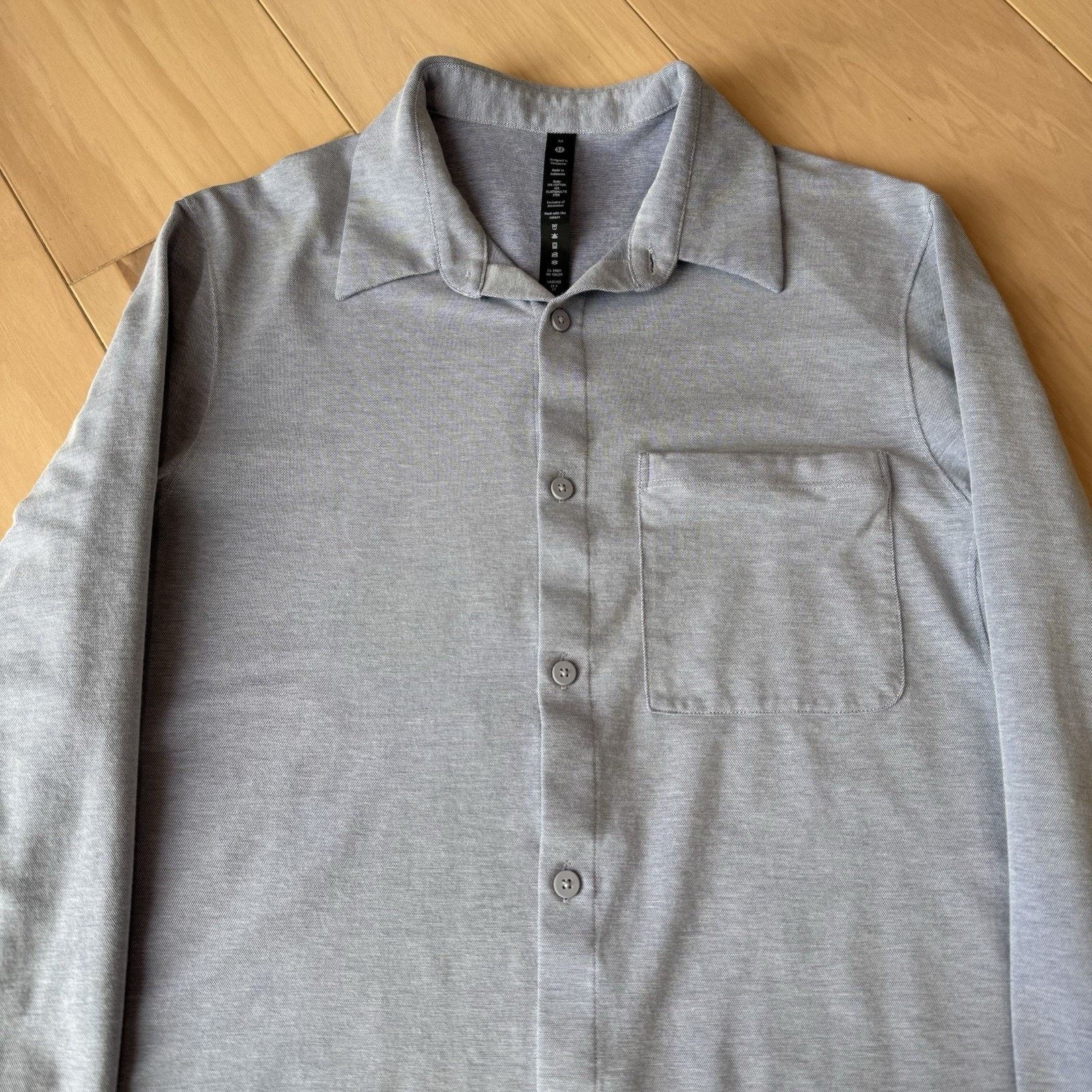 Lululemon Lululemon Commission Shirt Medium Blue Casual Button Size US M / EU 48-50 / 2 - 3 Thumbnail