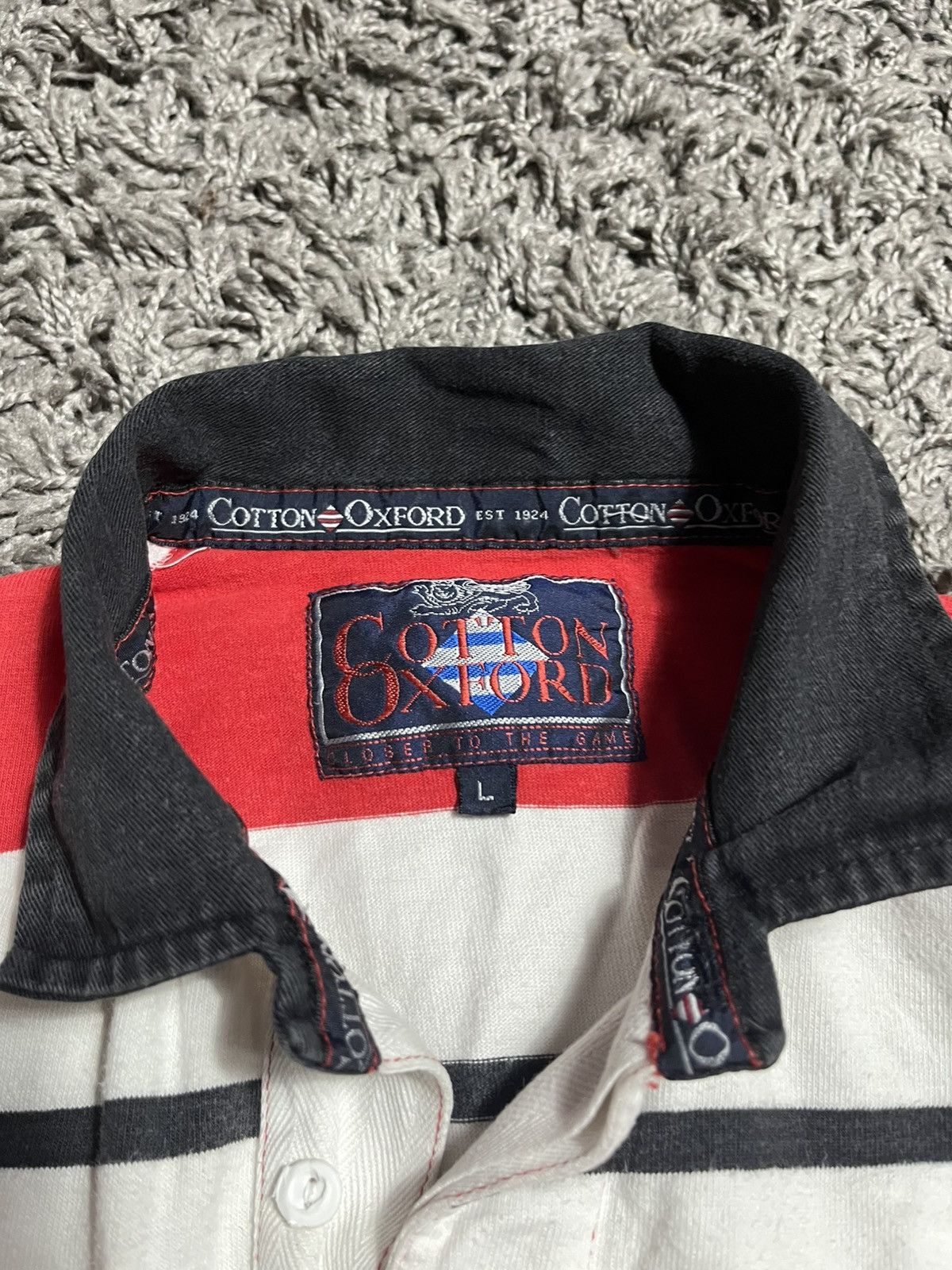 Vintage GLOUCESTER RUGBY 1996/97 HOME COTTON JERSEY RARE Size US L / EU 52-54 / 3 - 3 Thumbnail