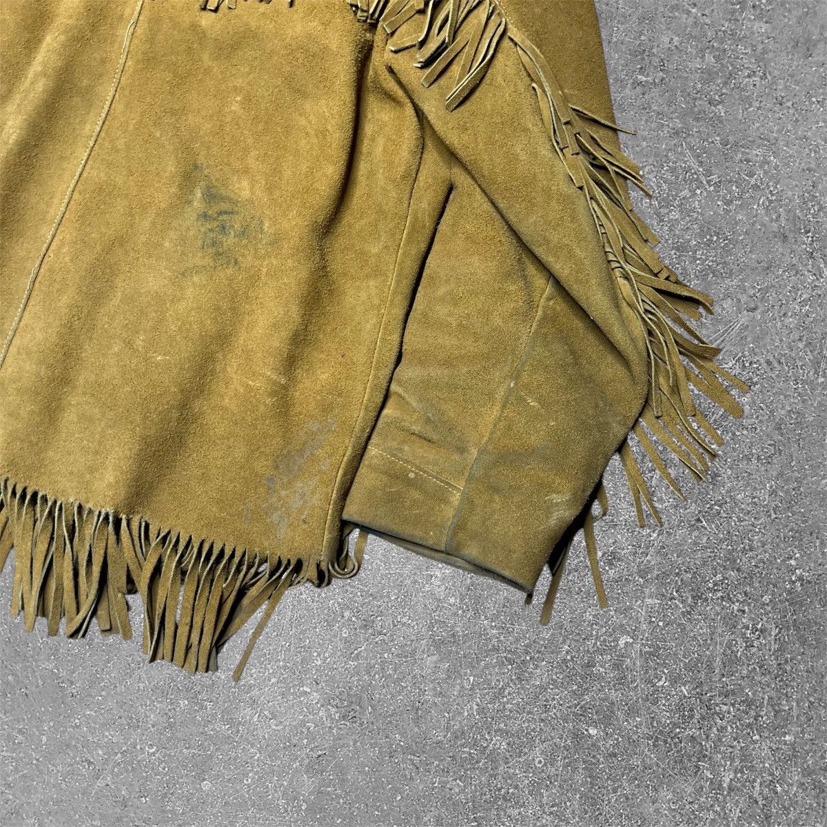 Vintage Vintage 50s 60s Joo Kay Western Fringe Hippie Leather Jacket Size M / US 6-8 / IT 42-44 - 8 Thumbnail