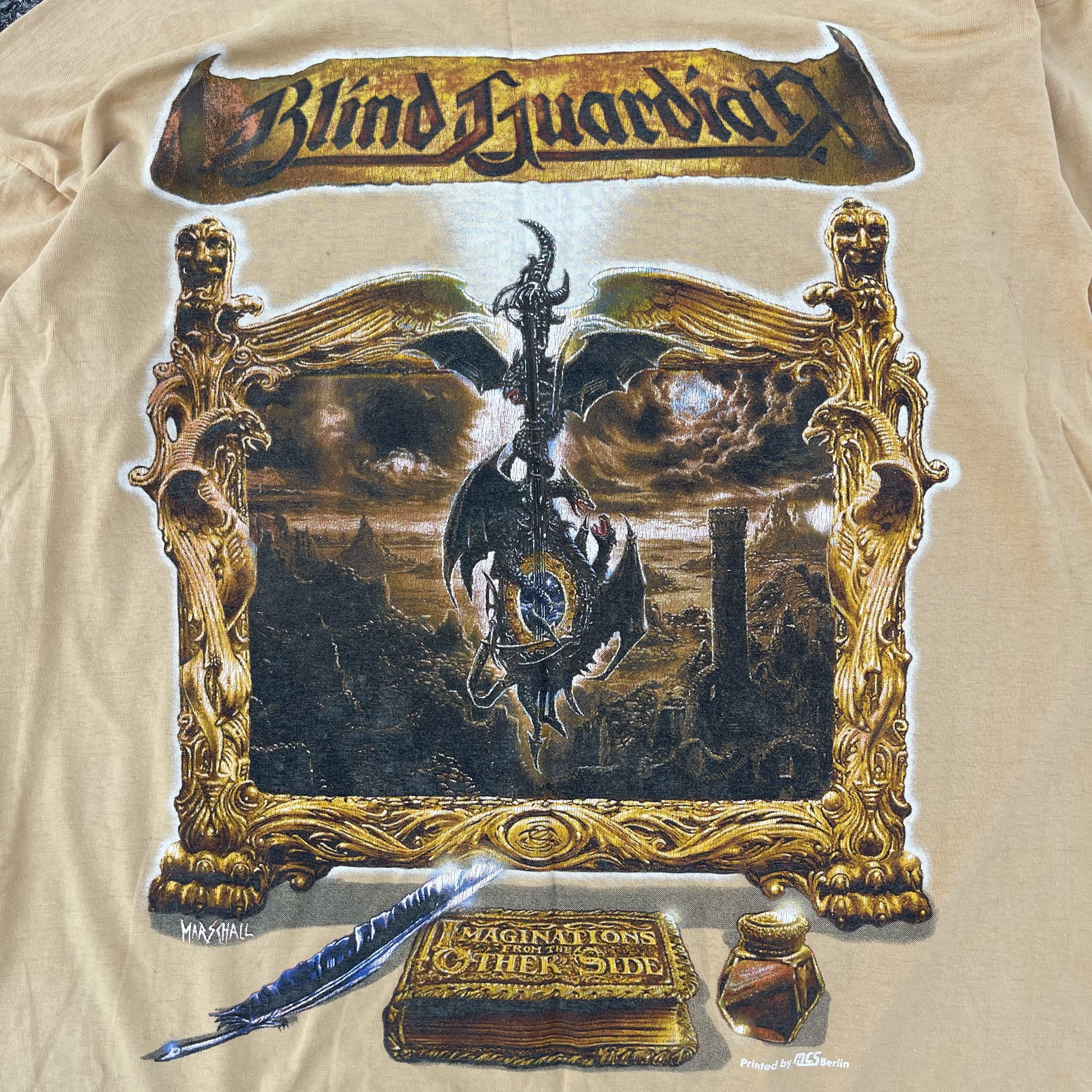 Band Tees × Vintage Vintage 90 Blind Guardians Long Sleeve Japan Tour Size US L / EU 52-54 / 3 - 3 Thumbnail