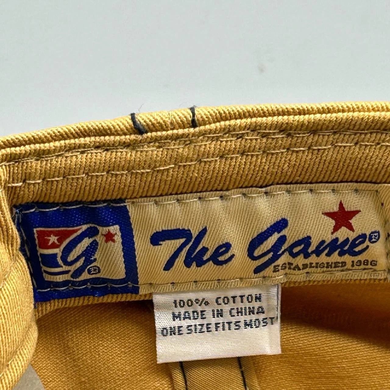 The Game Share Samuel Adams Hat Men White Brown Strap Back Cotton Size ONE SIZE - 3 Thumbnail