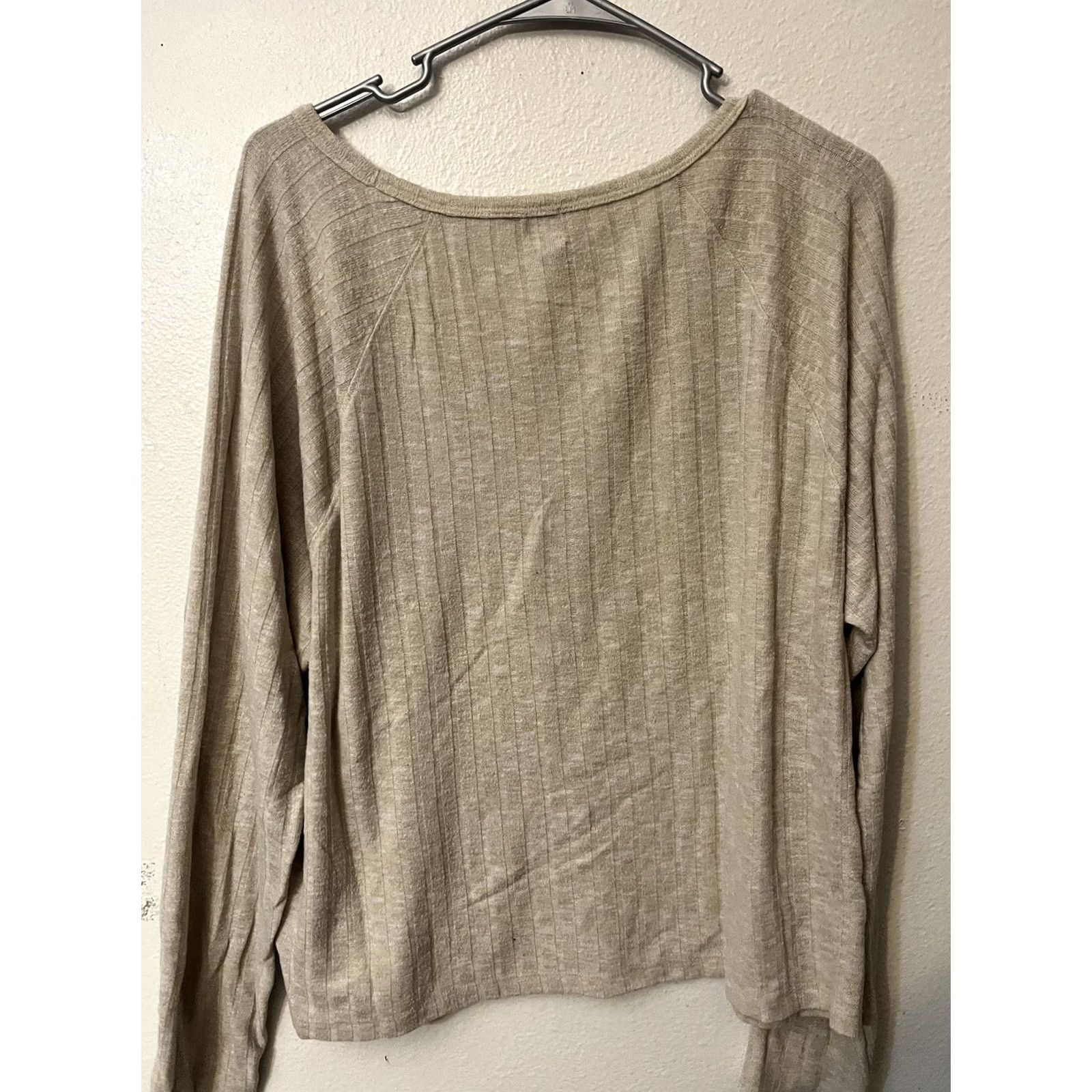 Gap Gap T-Shirt Women XL Brown Cotton Long Sleeve Round Neck Elevated basic Size XL / US 12-14 / IT 48-50 - 3 Thumbnail