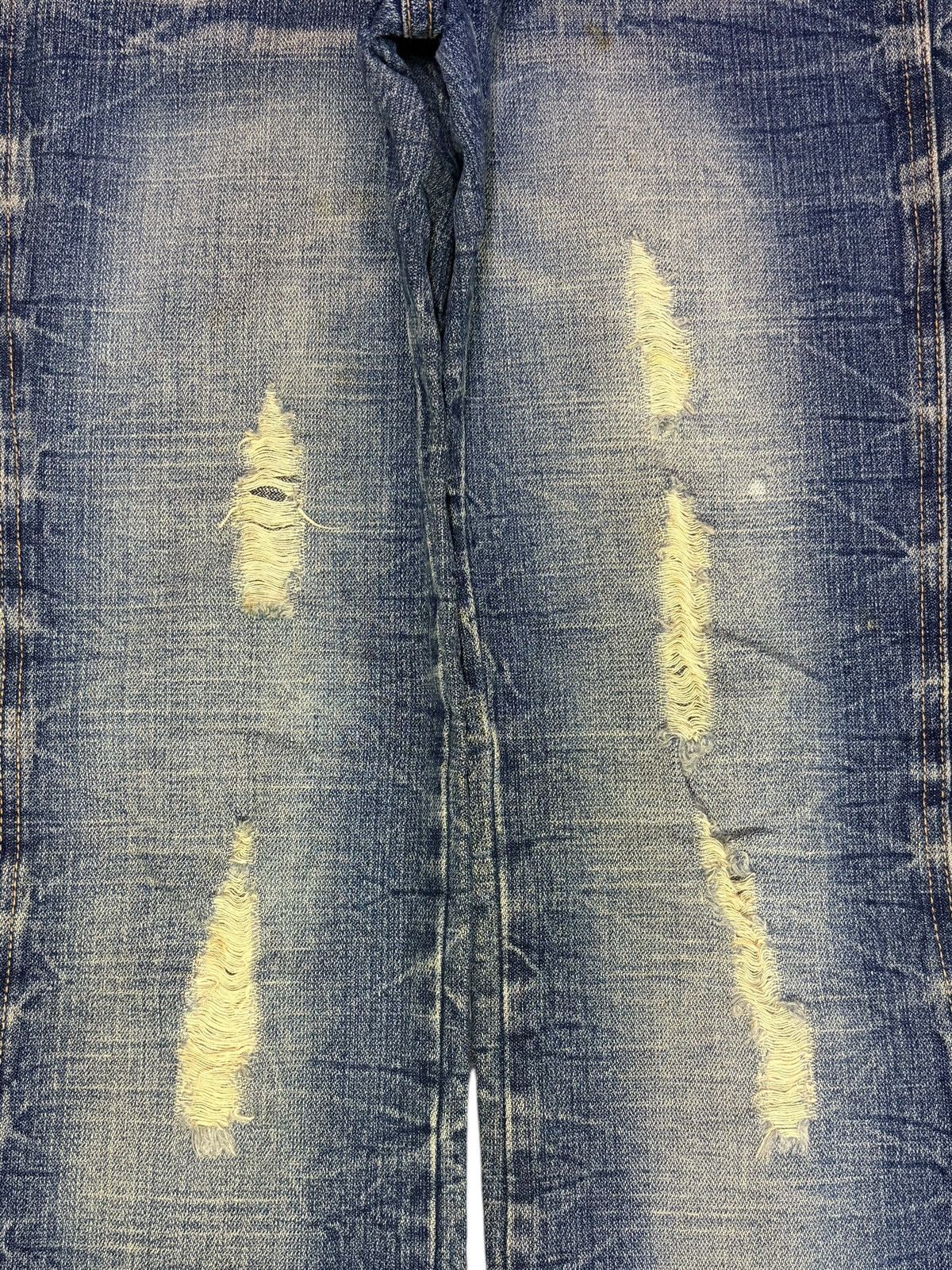 Diesel Vintage Japanese Brand Rusty Wash Distressed Flare Jeans Size 28" / US 6 / IT 42 - 3 Thumbnail