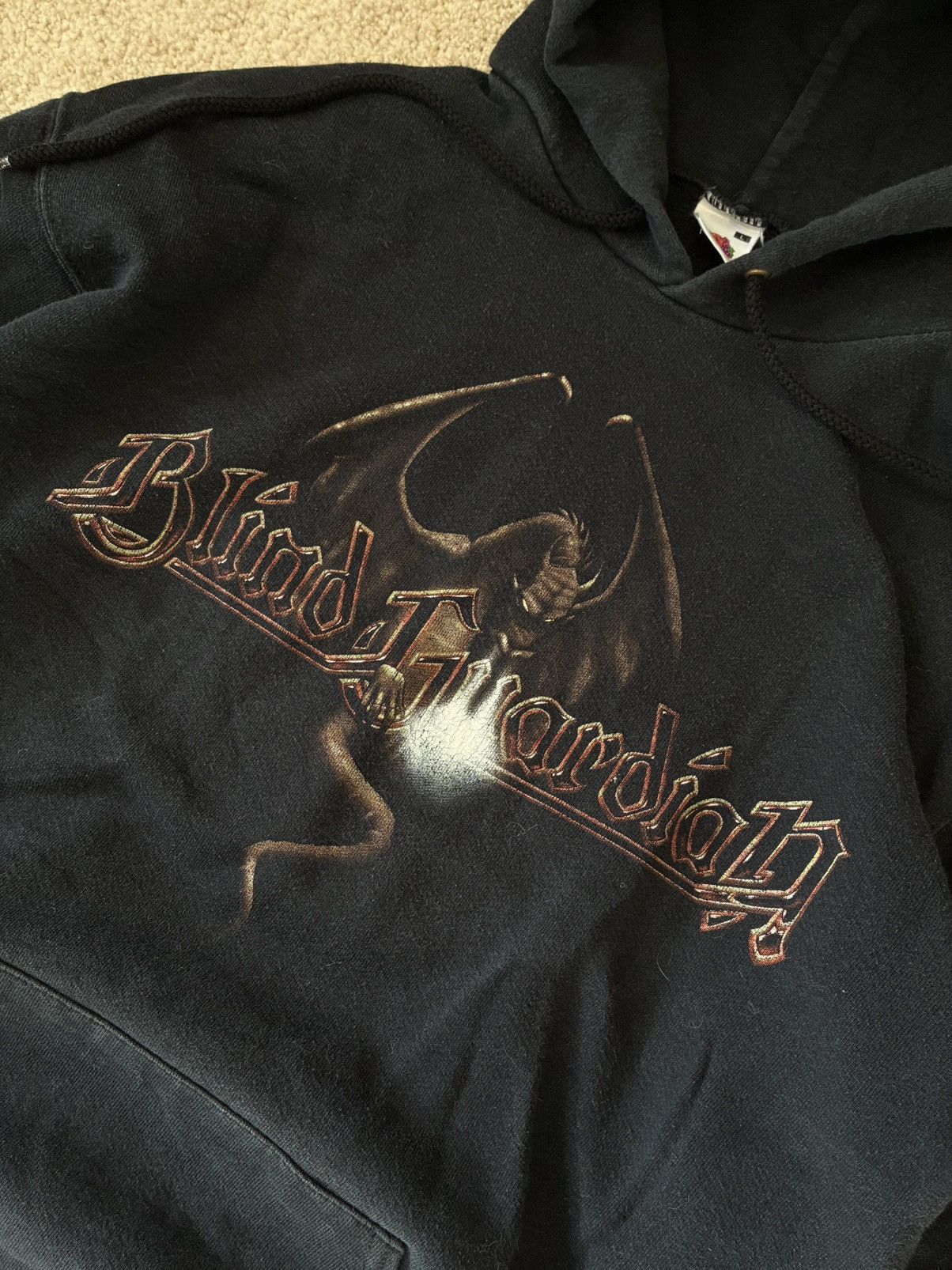 Vintage Vintage Blind Guardian Graphic Boxy 20 Hoodie Size US L / EU 52-54 / 3 - 3 Thumbnail