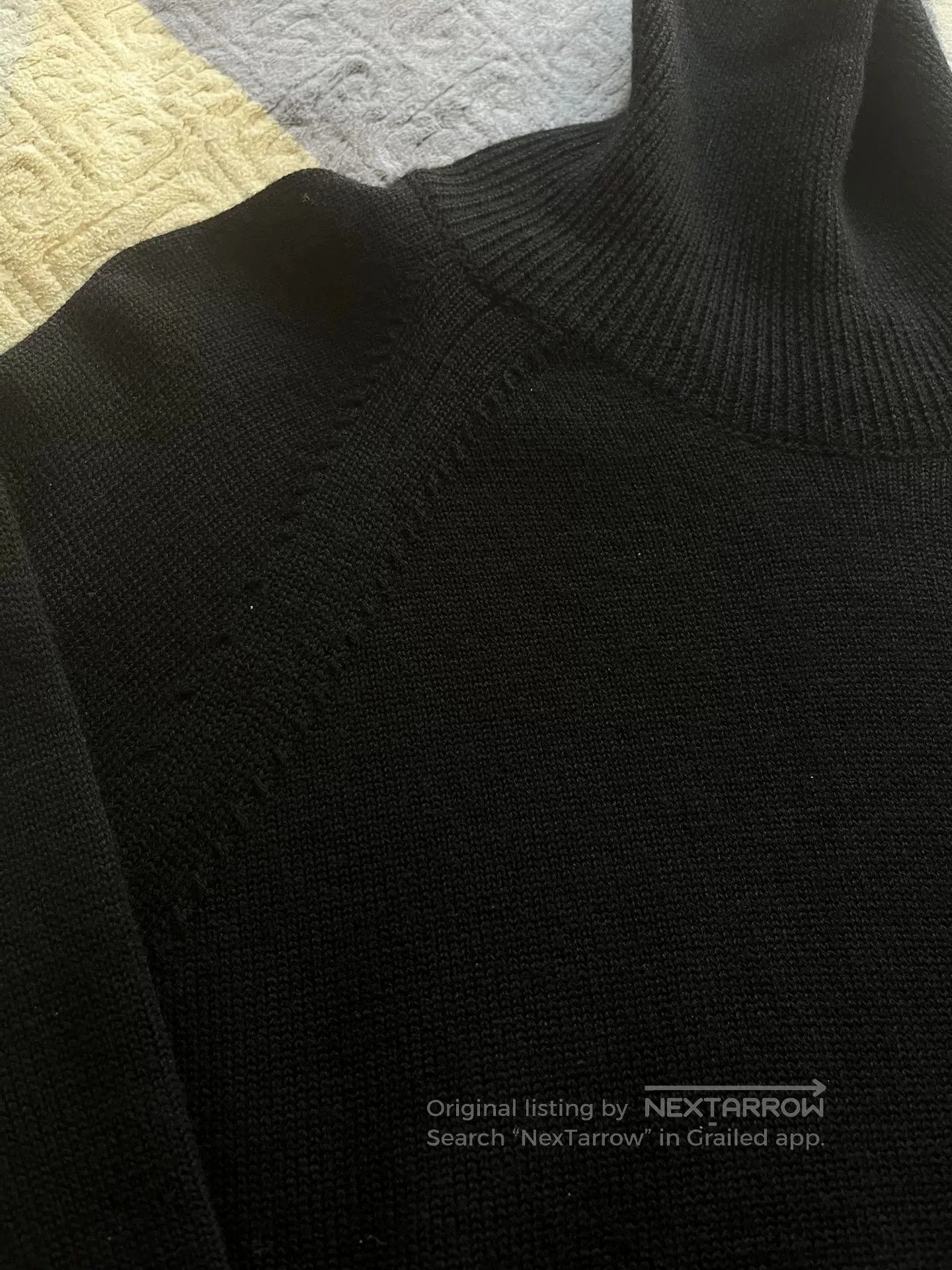 Saint Laurent Paris Saint Laurent Black Turtleneck Sweater. Size US L / EU 52-54 / 3 - 3 Thumbnail