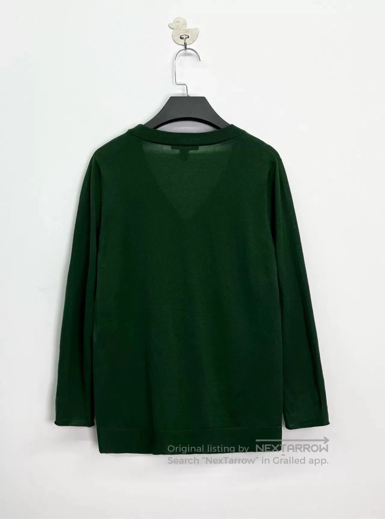 Louis Vuitton louis vuitton green wool long sleeve top. Size S / US 4 / IT 40 - 2 Thumbnail
