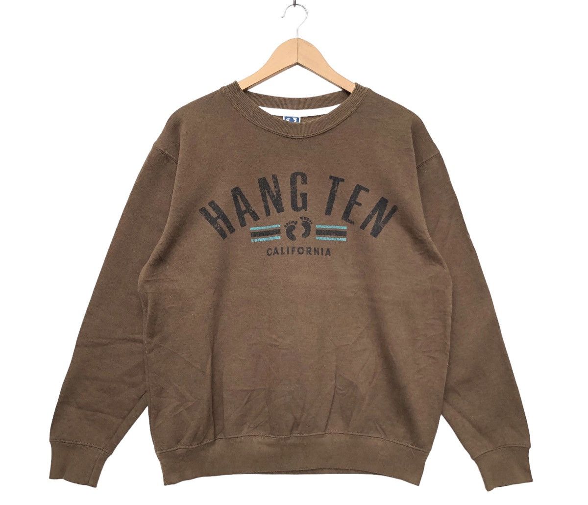 Hang Ten Vintage Hang Ten Spell Out Sweatshirt | L | Swag Size US L / EU 52-54 / 3 - 1 Thumbnail