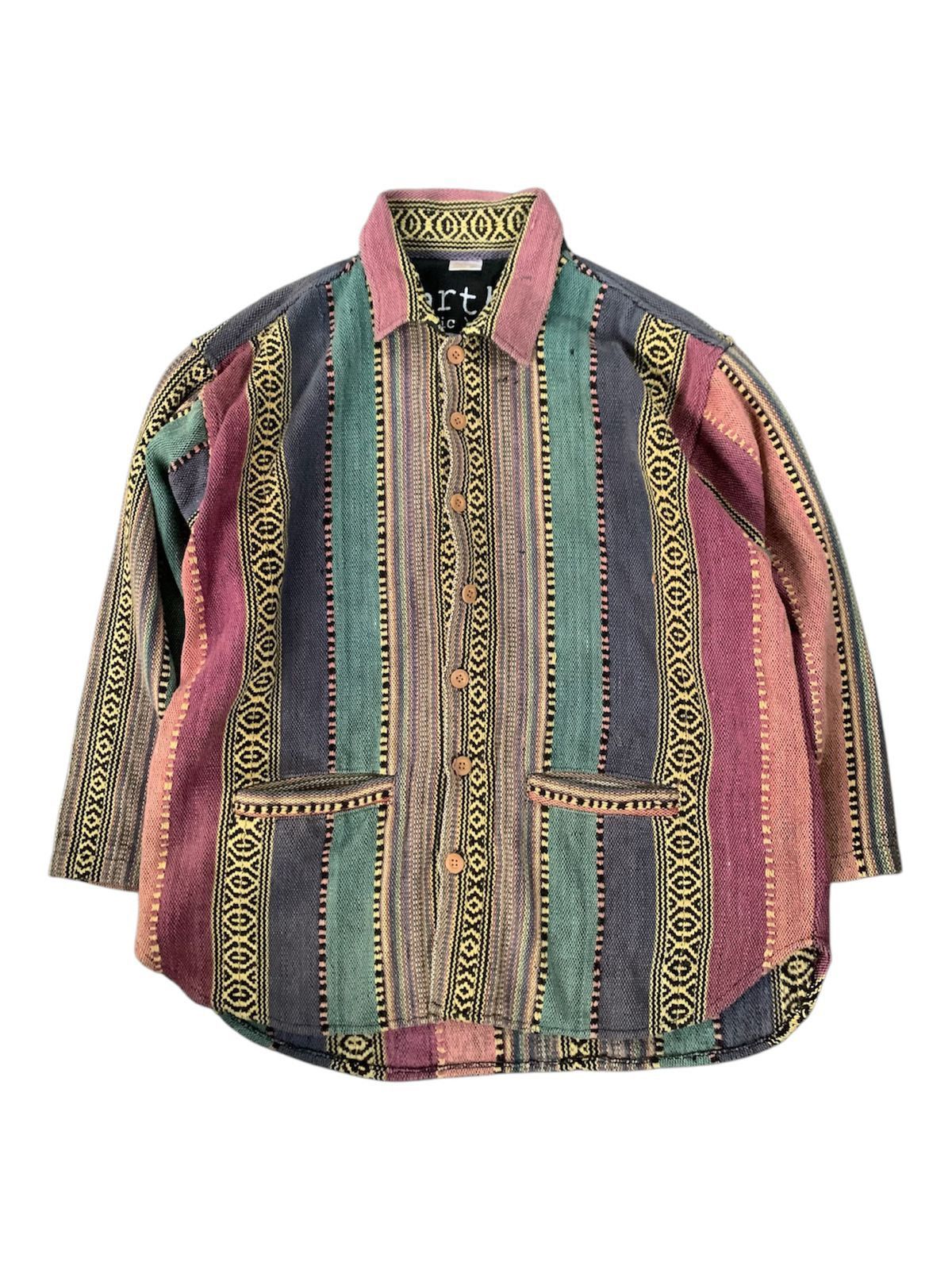 Vintage 90s Crazy Ethnic Multicolour Jacket Size US XL / EU 56 / 4 - 1 Thumbnail