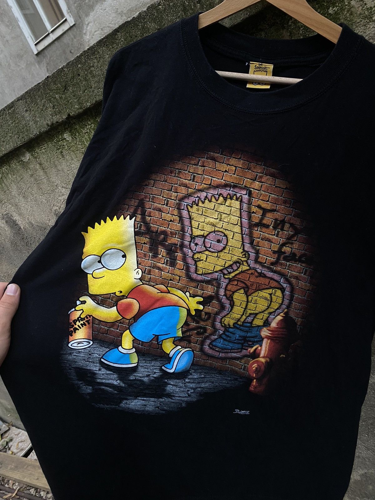 Cartoon Network × The Simpsons × Vintage Vintage 2000 Bart Simpson Movie T-Shirt Size US XXL / EU 58 / 5 - 2 Thumbnail