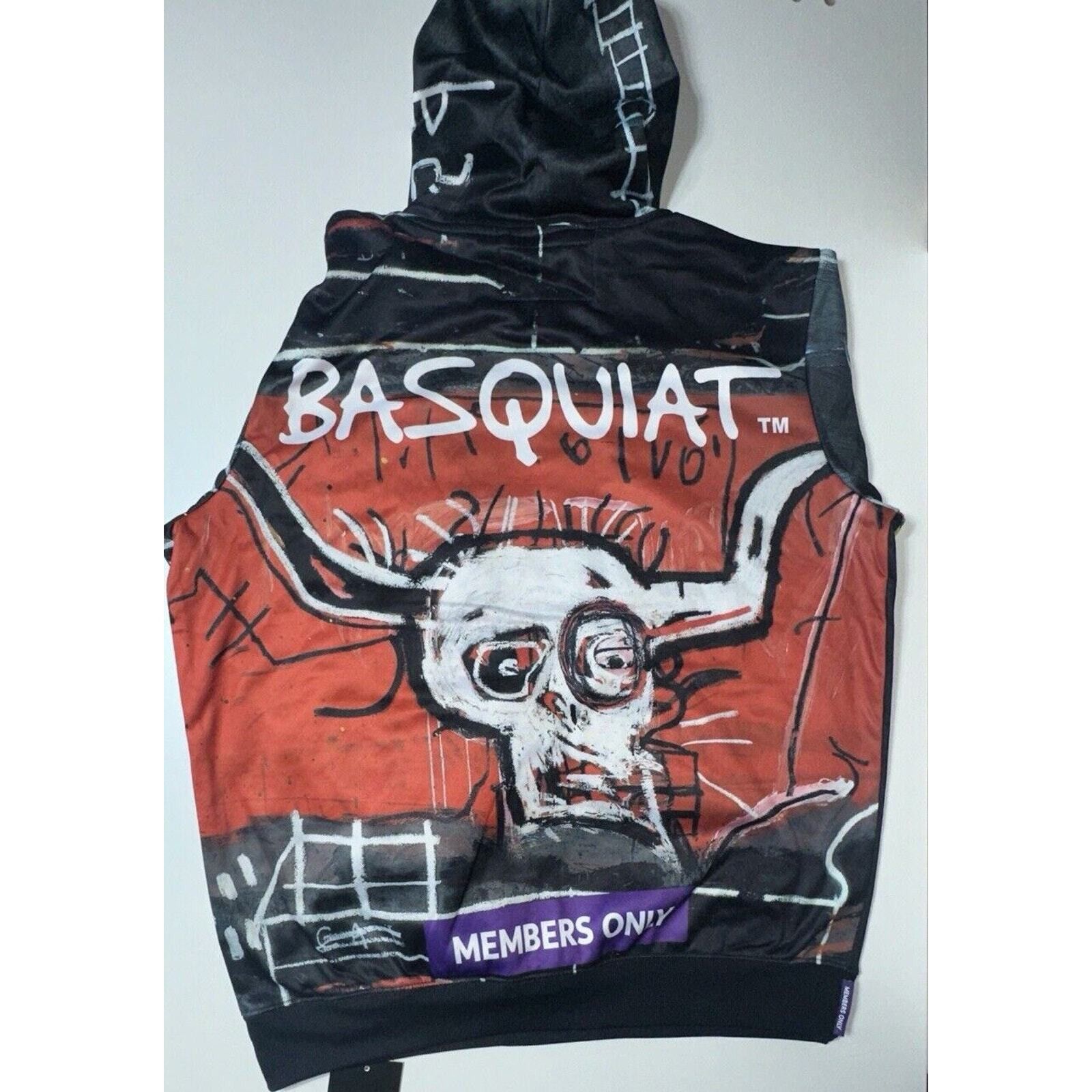 Members Only Jean Michel Basquiat x Members Only Hoodie Small Y2K AOP Size US S / EU 44-46 / 1 - 1 Thumbnail