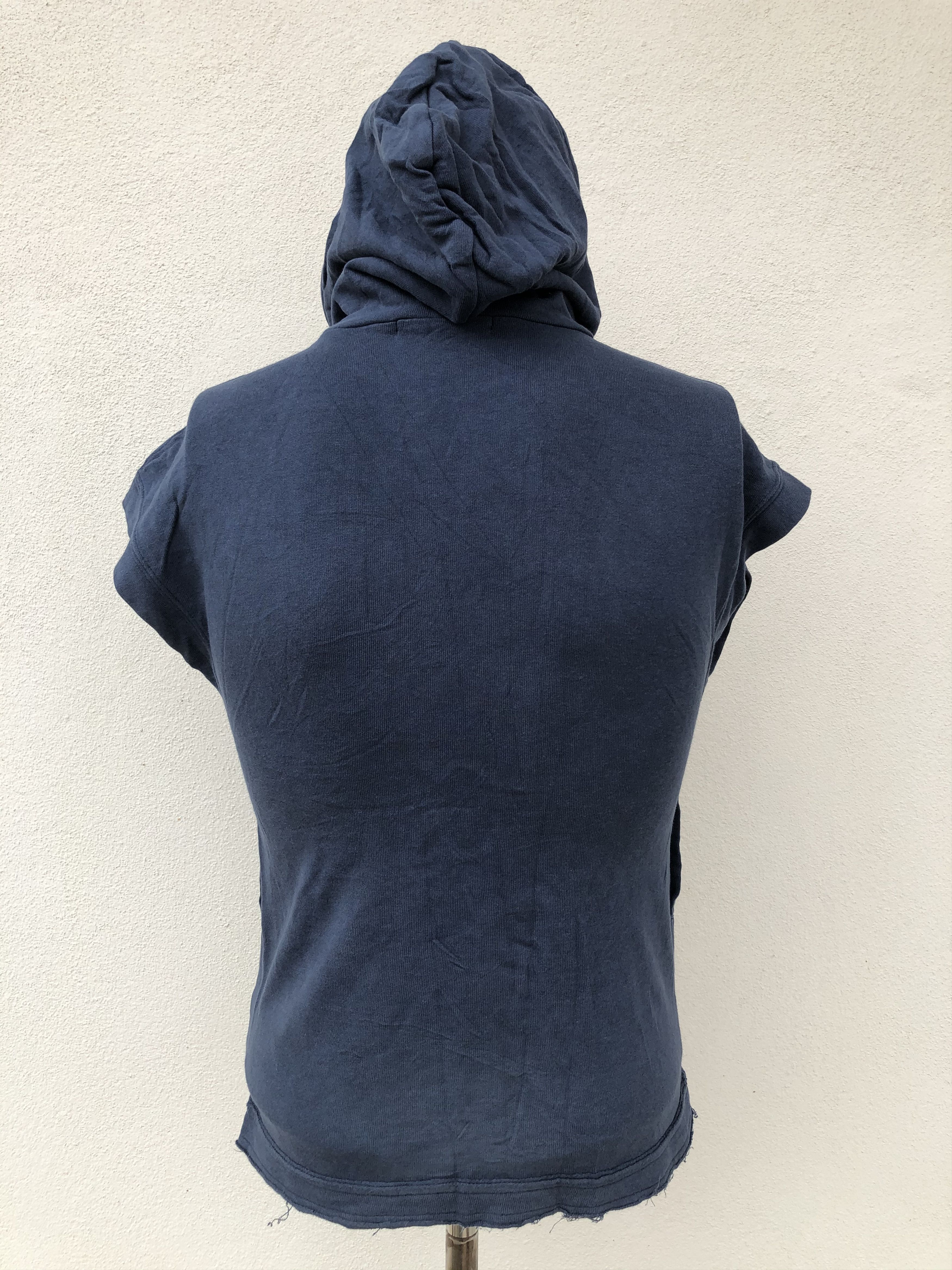 Hysteric Glamour Hysteric Glamour Pin-up Girl Sleeveless Hoodie Navy Blue Size M / US 6-8 / IT 42-44 - 3 Thumbnail