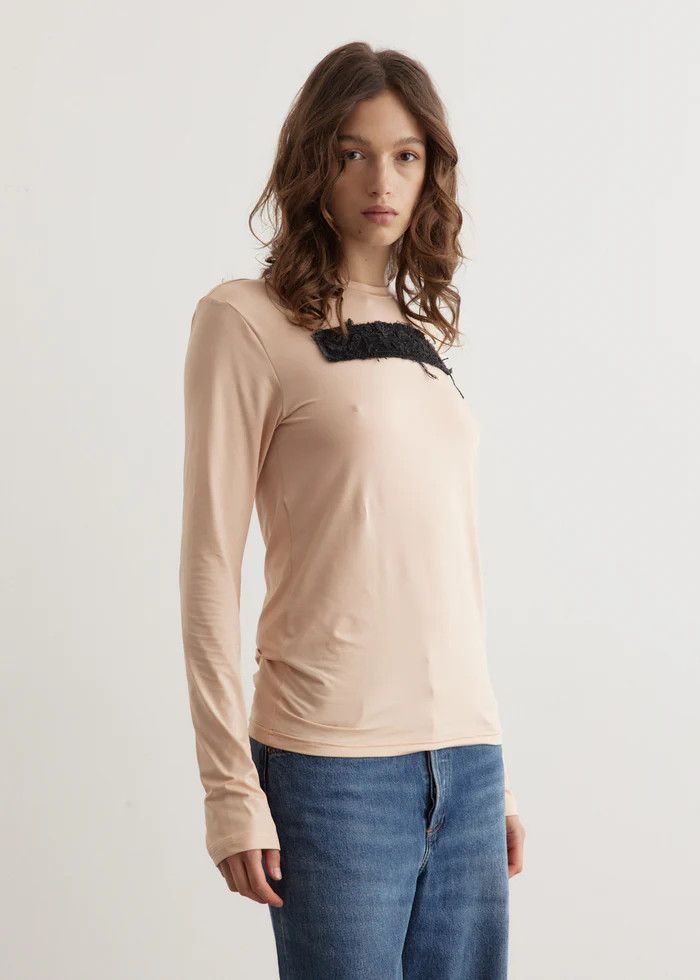Y/Project Beige Second Skin Long Sleeve Top Size S / US 4 / IT 40 - 4 Thumbnail