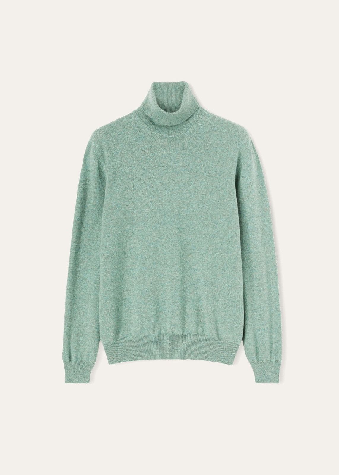 Loro Piana o1srvl11e1224 Baby Cashmere Turtleneck Sweater in Mint Green Size US L / EU 52-54 / 3 - 1 Preview