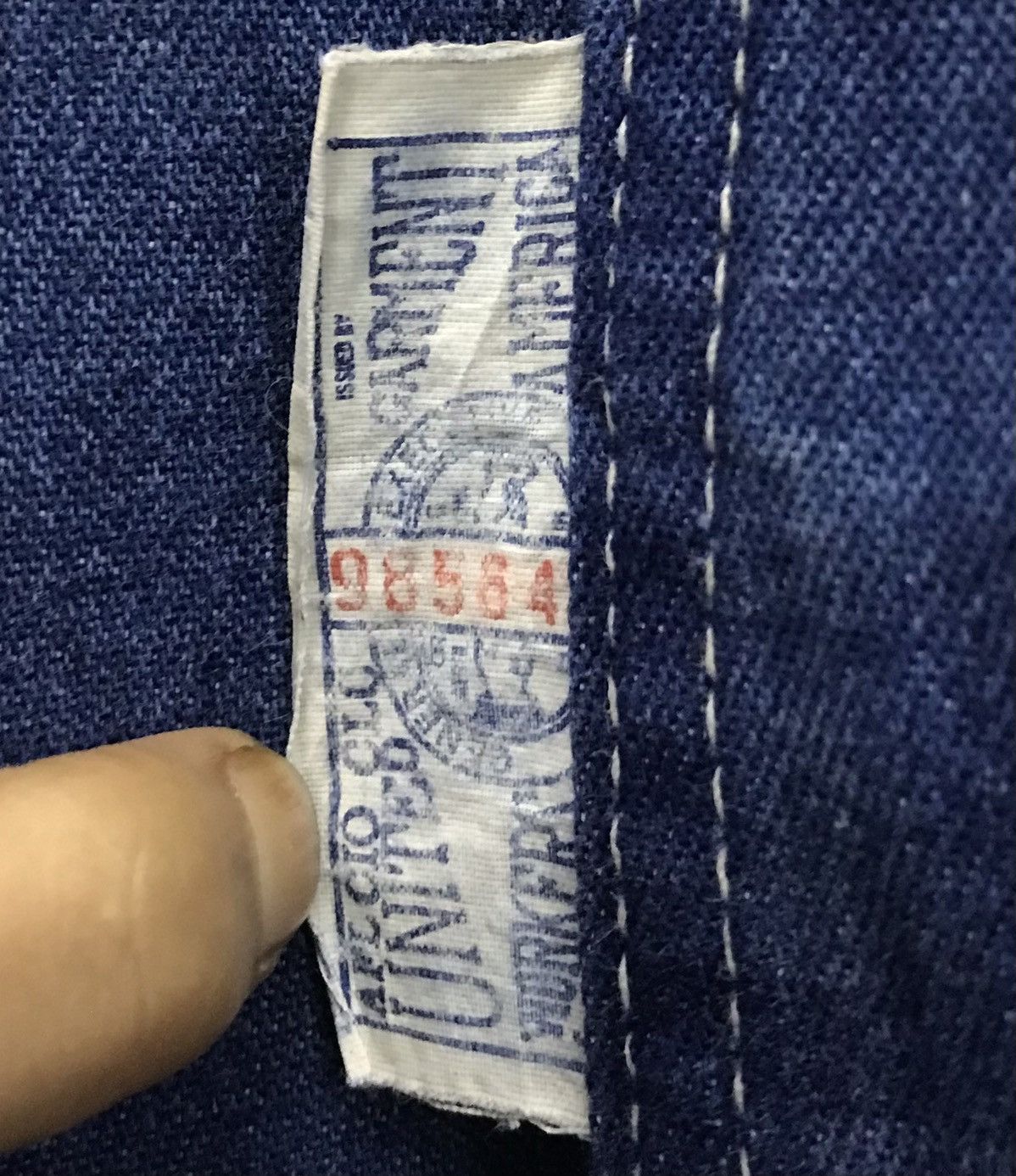 Sears × Vintage Vintage Sears Overall Size US 37 - 12 Thumbnail