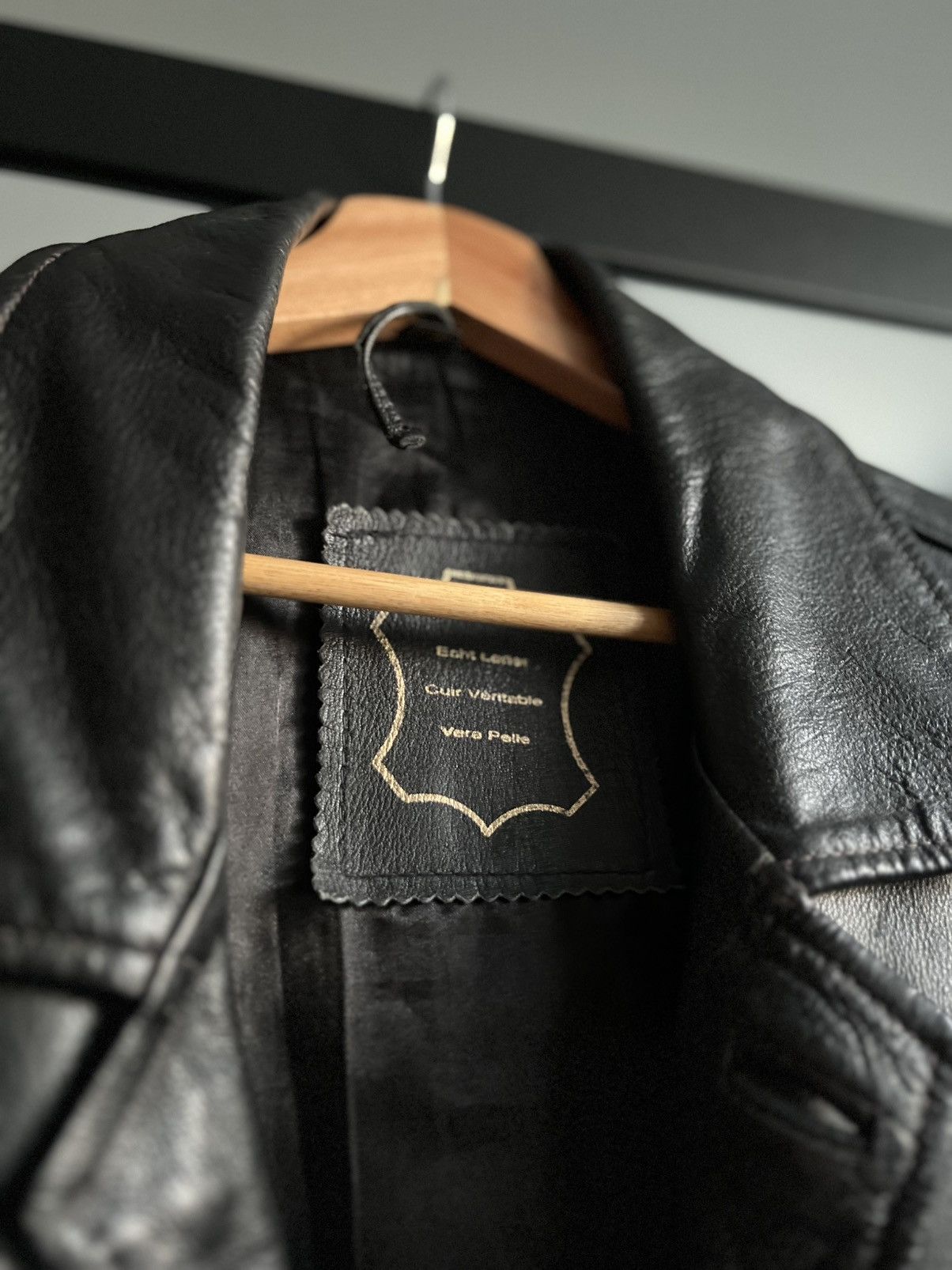 Vera Pelle × Vintage Vintage Vera Pelle 90's Real Leather Aviator Jacket Size US L / EU 52-54 / 3 - 5 Thumbnail