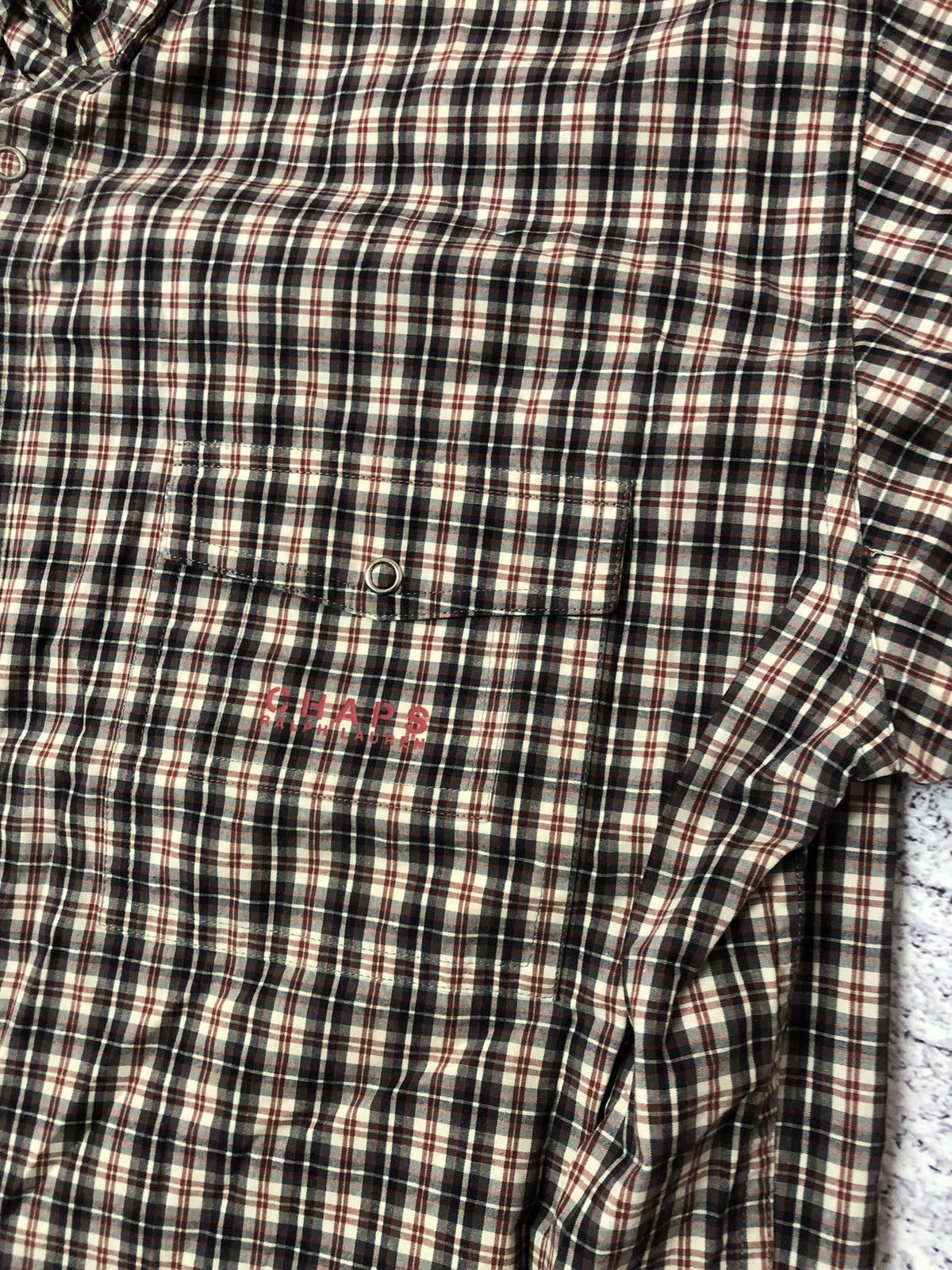 Chaps Ralph Lauren Rare shirt Chaps Polo Ralph Lauren size L y2k drill usa ykk Size US L / EU 52-54 / 3 - 3 Thumbnail