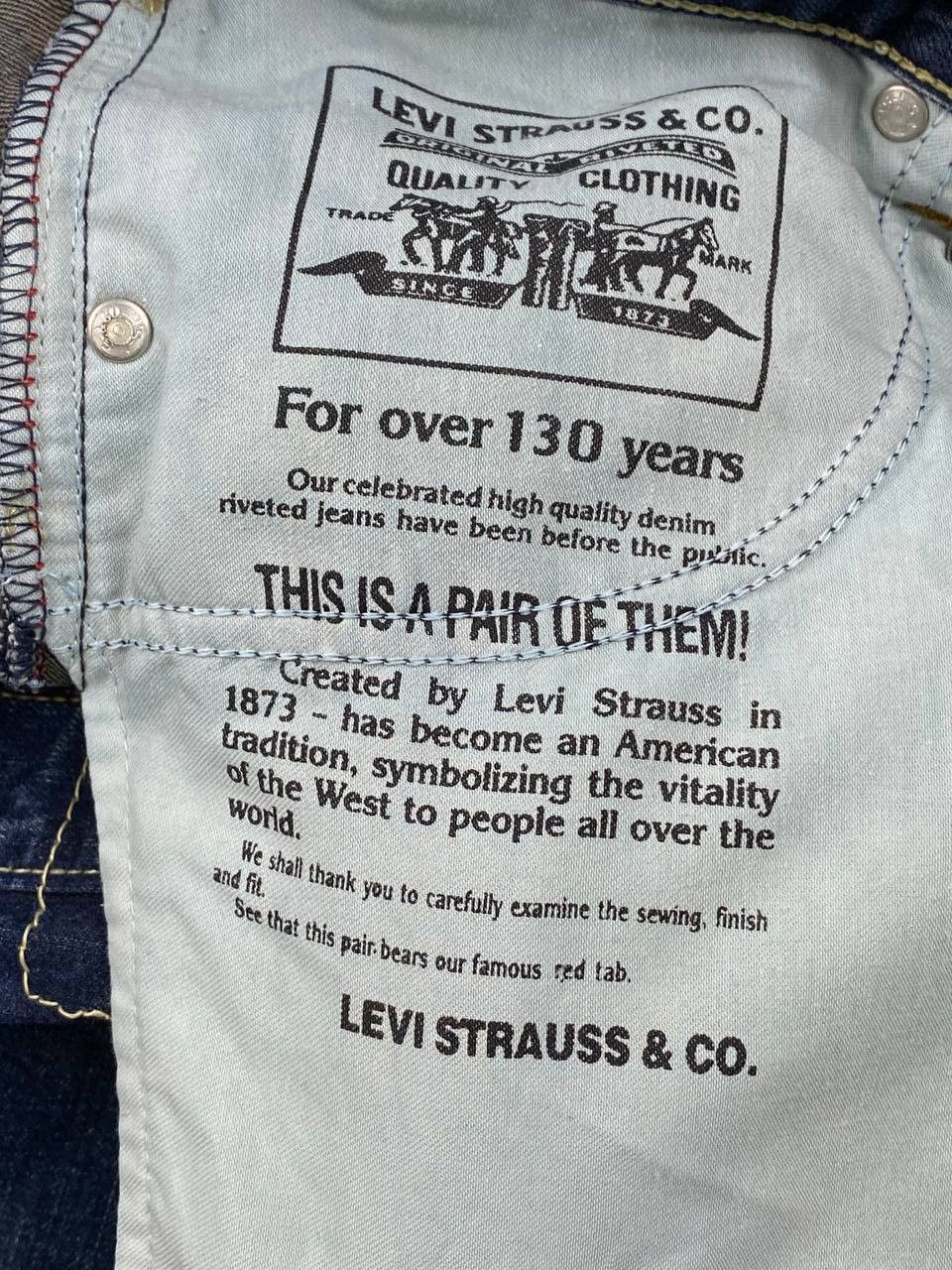 Levi's Vintage Levis 503 Denim Jeans Loose Cinch Men Size 31x34 Size US 31 - 9 Thumbnail