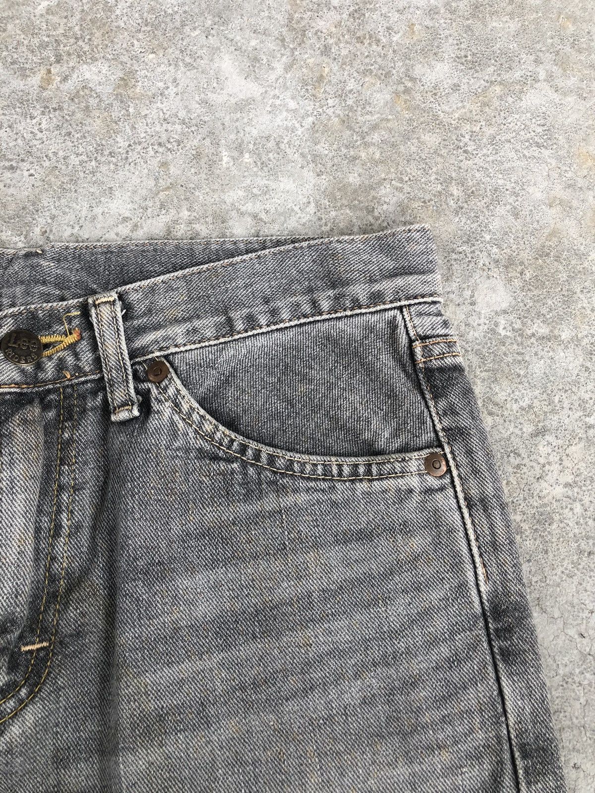 If Six Was Nine Japanese Lee Flared Jeans Distressed Jeans Size US 29 - 14 Thumbnail