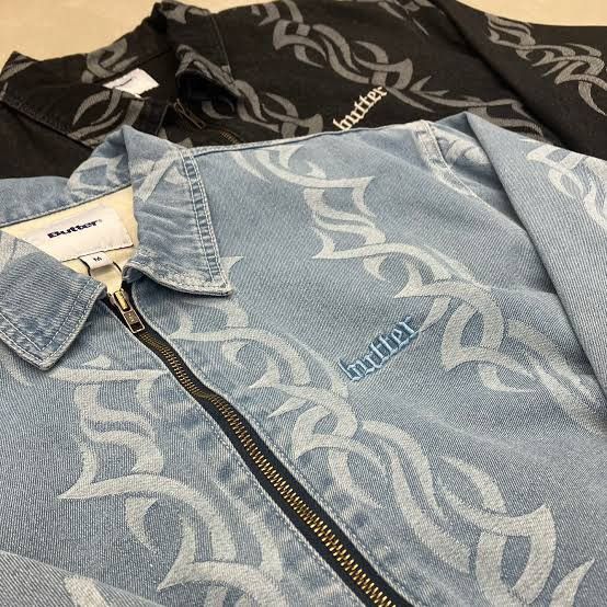 Butter Goods Butter Goods Tribal Denim Jacket - light blue Size US XL / EU 56 / 4 - 7 Thumbnail