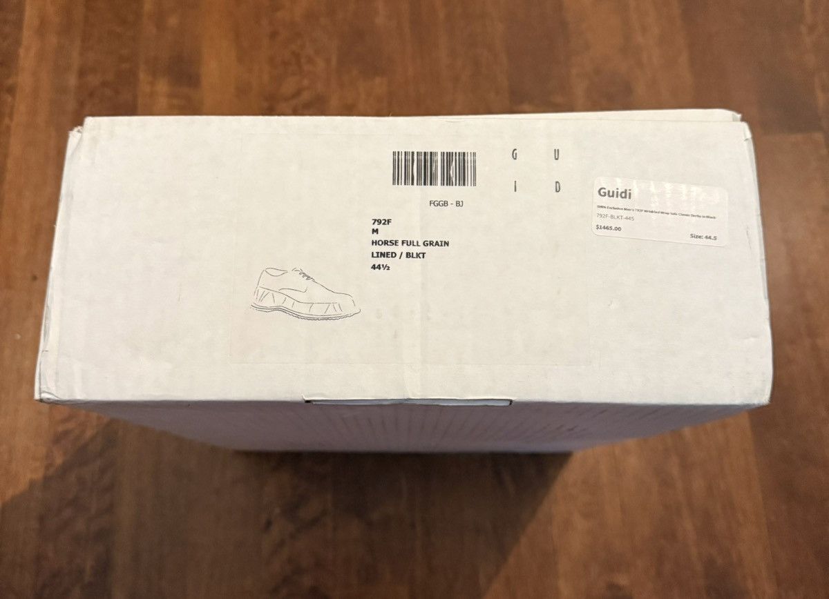 Guidi Guidi SVRN Exclusive Men’s 792 Wrinkle Wrap Sole Derby Size US 11 / EU 44 - 4 Thumbnail