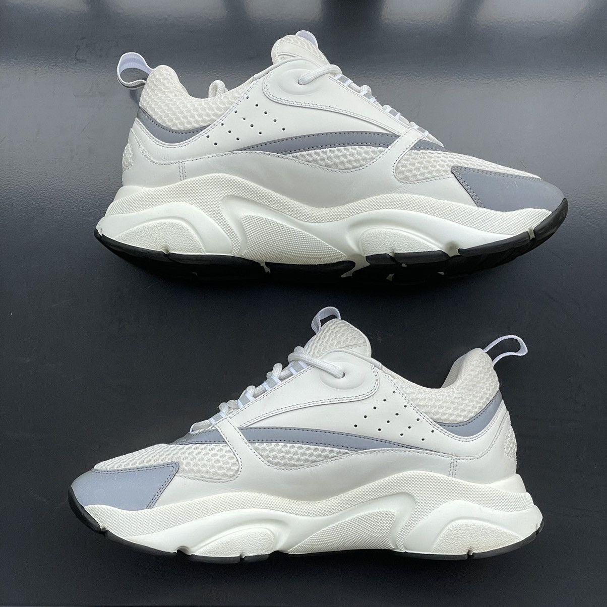 Dior Dior b22 white grey Size US 9 / EU 42 - 2 Thumbnail