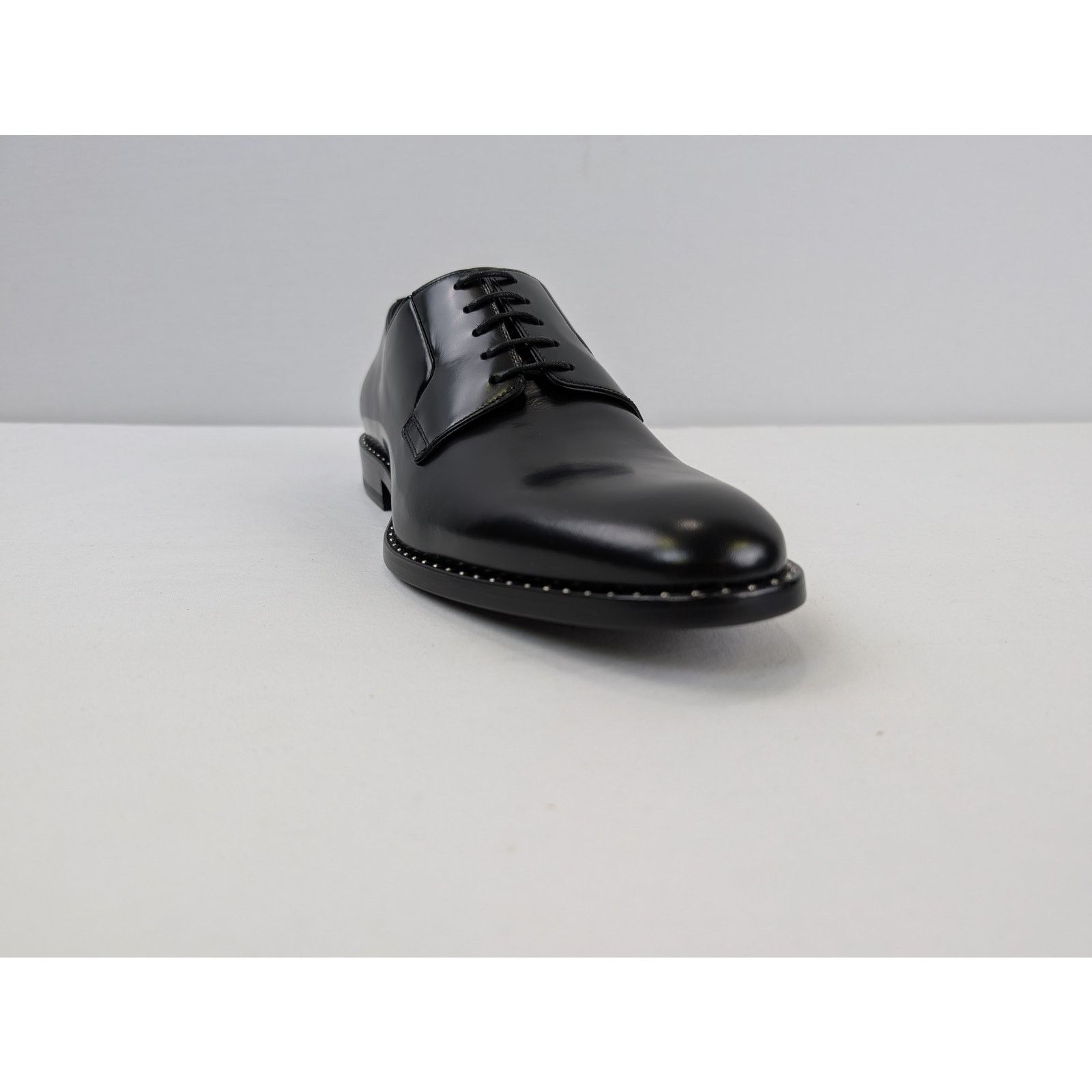 Saint Laurent Paris o1rshd1 Studded Derby Shoe Boots in Black Size US 8 / EU 41 - 2 Thumbnail