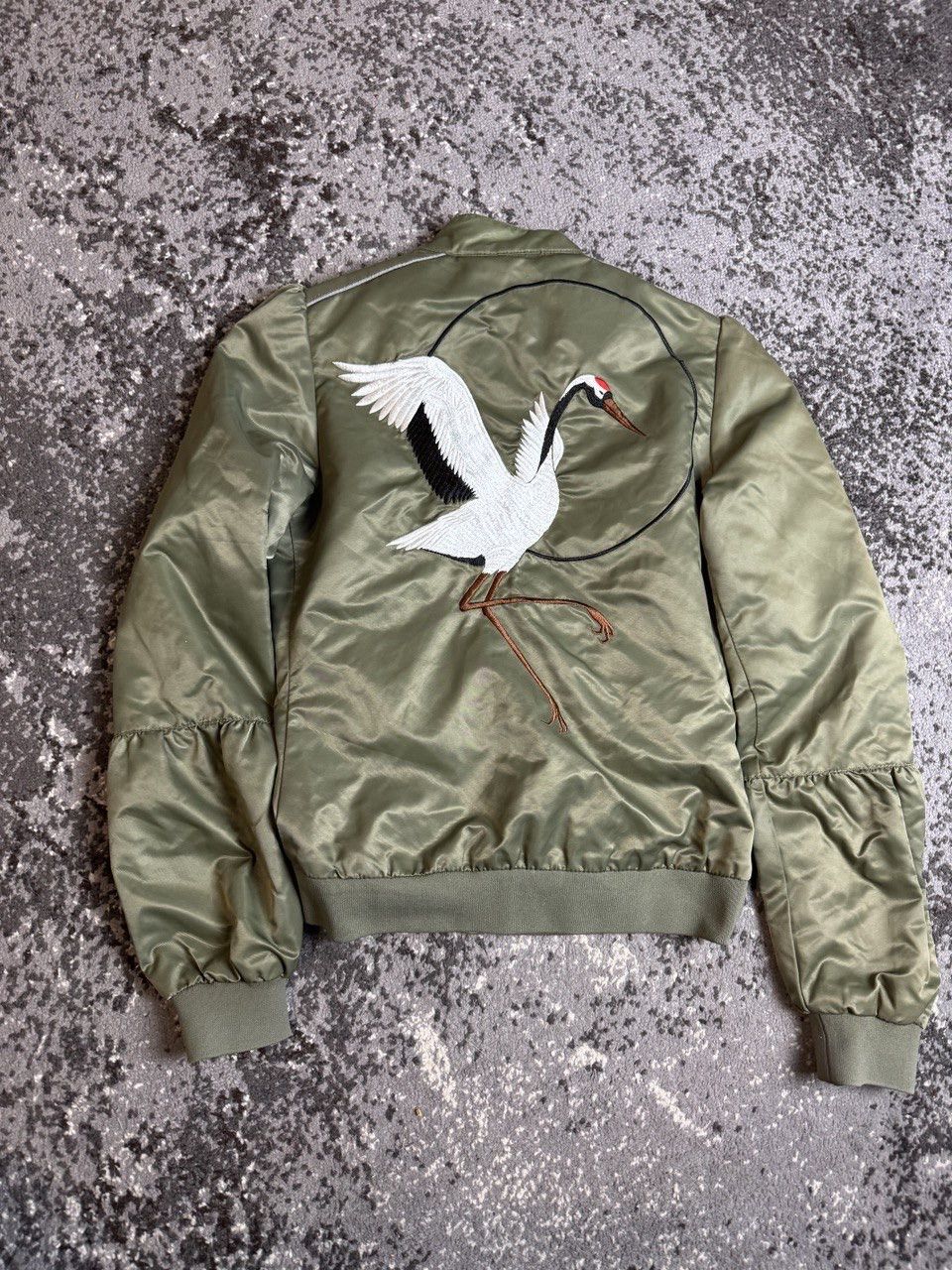 GSUS Sindustries × Vintage Vintage Y2K Gsus Sindustries Avantga Flat Head Stork Bomber Size US S / EU 44-46 / 1 - 10 Thumbnail