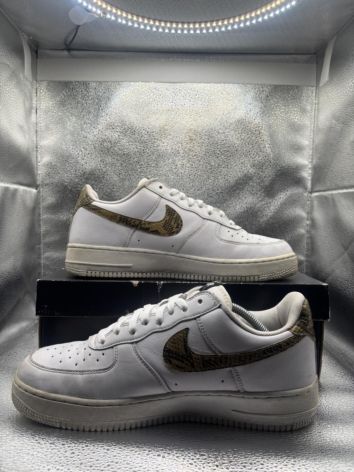 Nike Nike Air Force 1 low ivory snake Size US 10.5 / EU 43-44 - 5 Thumbnail