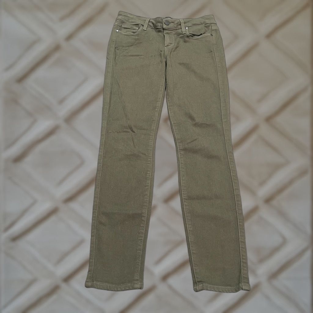Paige Paige Verdugo Jeans Women 28 Olive Green Mid Rise Stretch Ankle 29x28 Size 28" / US 6 / IT 42 - 1 Thumbnail