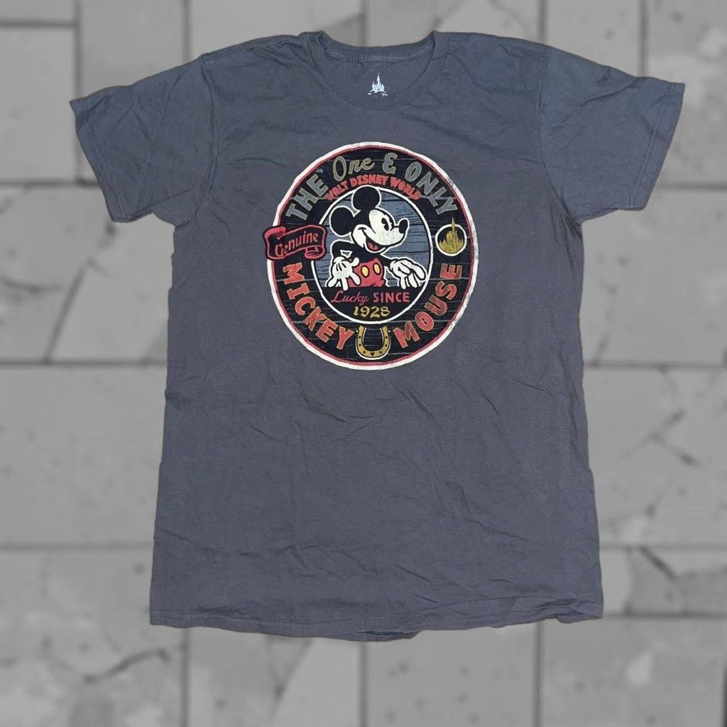 Disney Disney Parks Authentic Original T-Shirt Men L Gray 100% cotton Graphic Shirt Mens Apparel Size US L / EU 52-54 / 3 - 1 Thumbnail