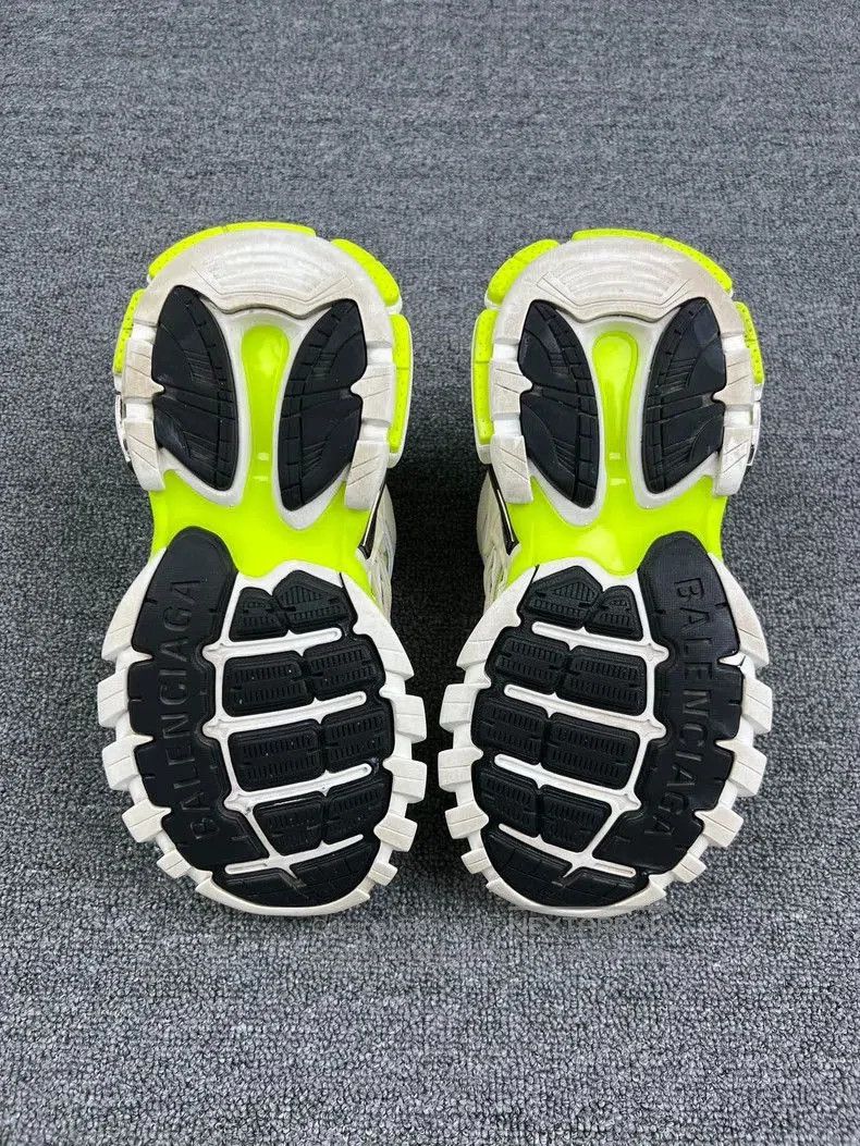 Balenciaga Balenciaga Track 2.0 White Green Sneakers. Size US 5 / EU 37 - 5 Thumbnail