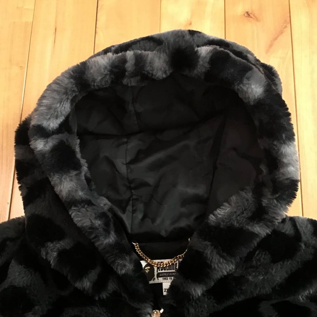 Bape BAPE SPORT MONOGRAM FAKE FUR HOODIE JACKET a bathing ape Size US XXL / EU 58 / 5 - 4 Thumbnail