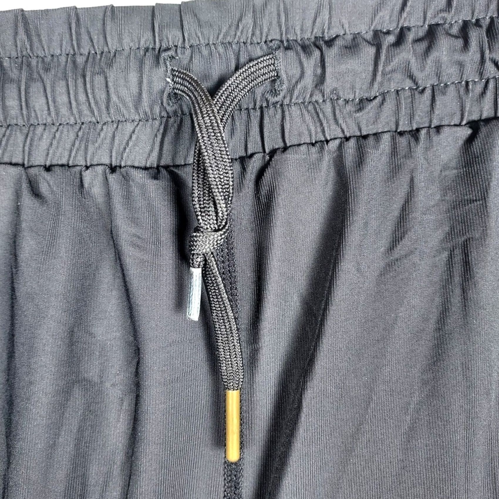 Vintage Zyia Active Womens Joggers Size M Black Zip Ankle Tapered Nylon Spandex Gym Pants Size 32" / US 10 / IT 46 - 5 Thumbnail