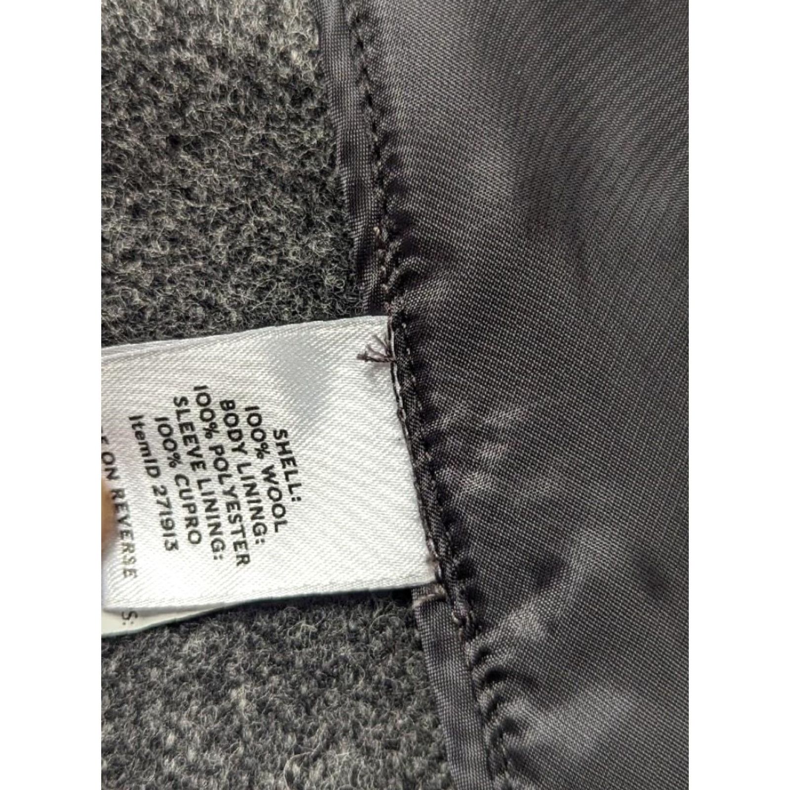Vintage VINTAGE LL Bean blazer Tweed gray 38R Wool Donegal Single-Breasted Notch Lapel Mens Blazer Size 38R - 5 Thumbnail