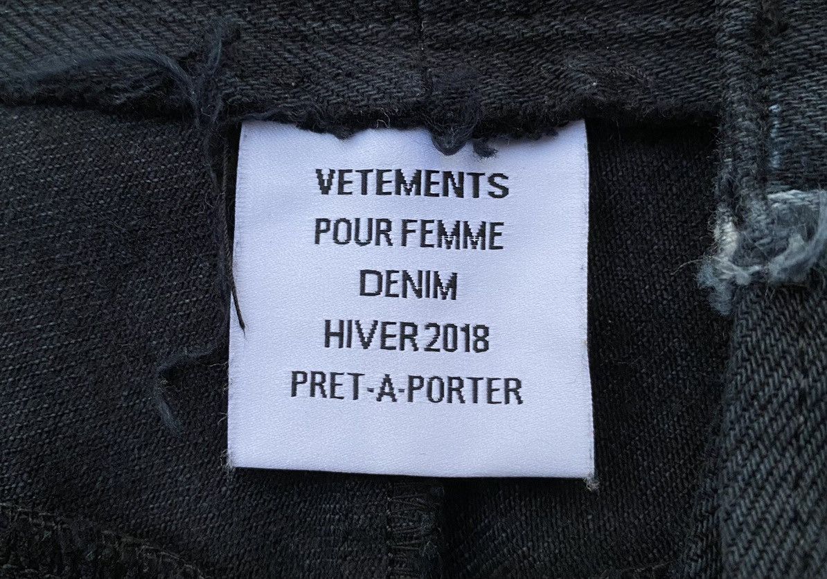 Vetements Vetements - FW18 Reconstructed Distressed Denim Size US 30 / EU 46 - 10 Thumbnail