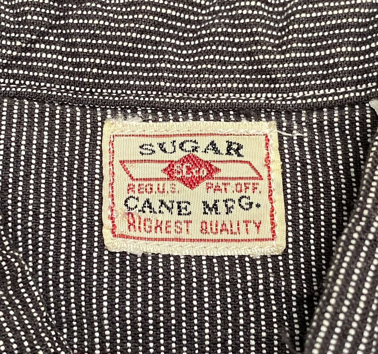 Sugar Cane Rare Design Vintage Sugar Cane Hickory Denim Pullover 1990s Size US M / EU 48-50 / 2 - 7 Thumbnail