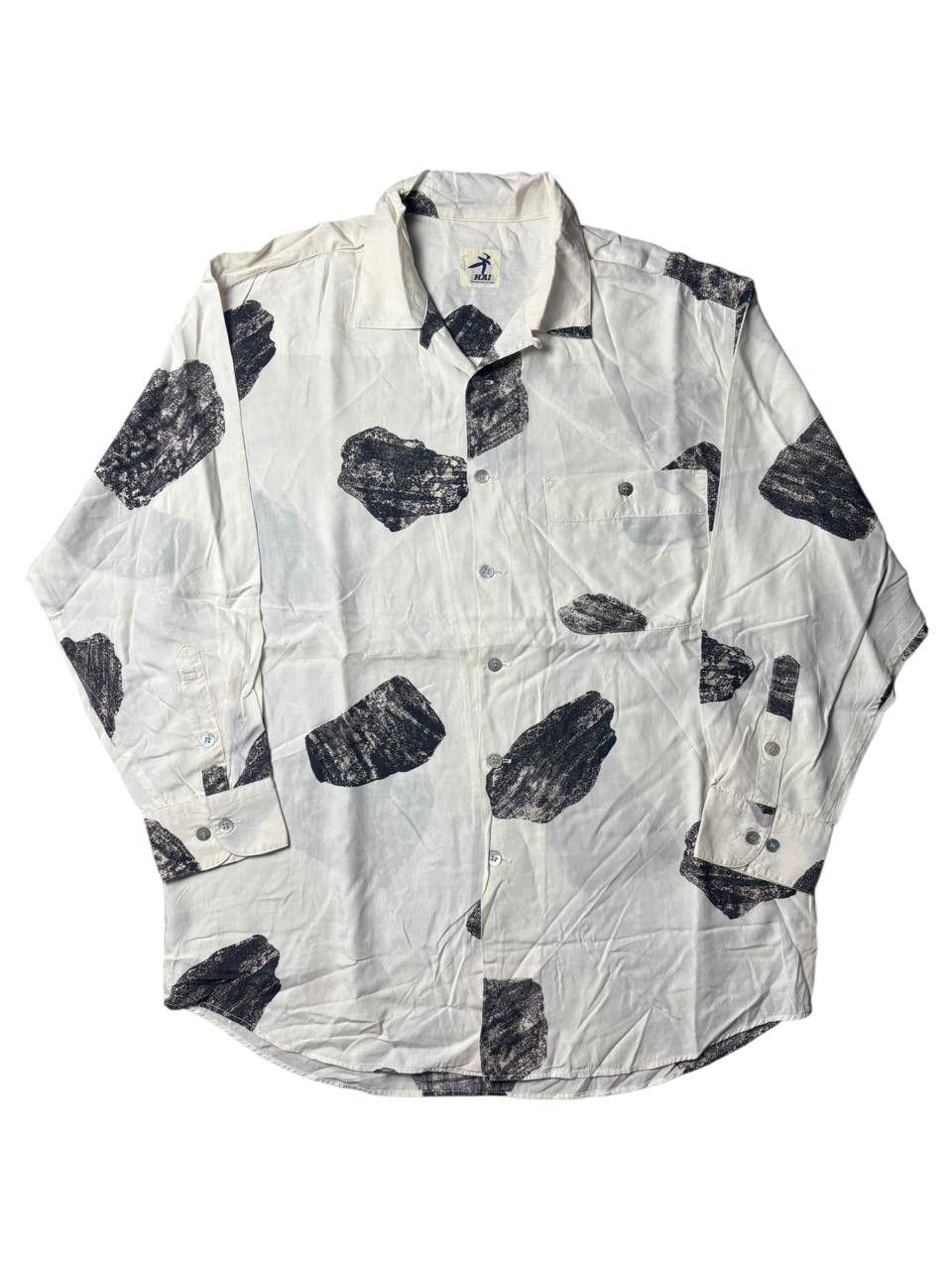 Hai Sporting Gear 1990s Hai Sporting Gear Rock Open Collar Shirt Size US XL / EU 56 / 4 - 1 Thumbnail