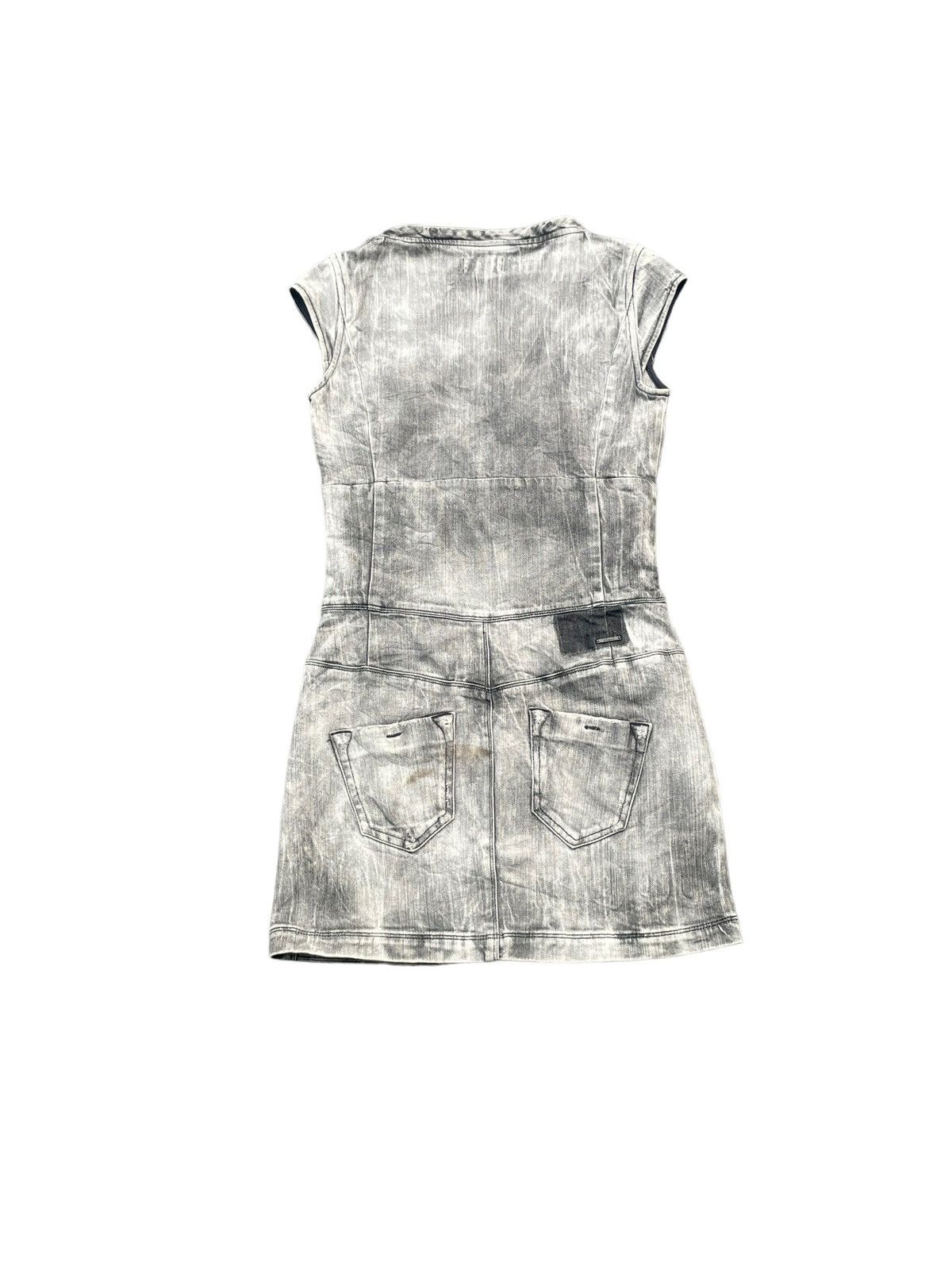 Diesel × Le Grande Bleu (L.G.B.) × Vintage Vintage Diesel Denim Dress Size S / US 4 / IT 40 - 6 Thumbnail
