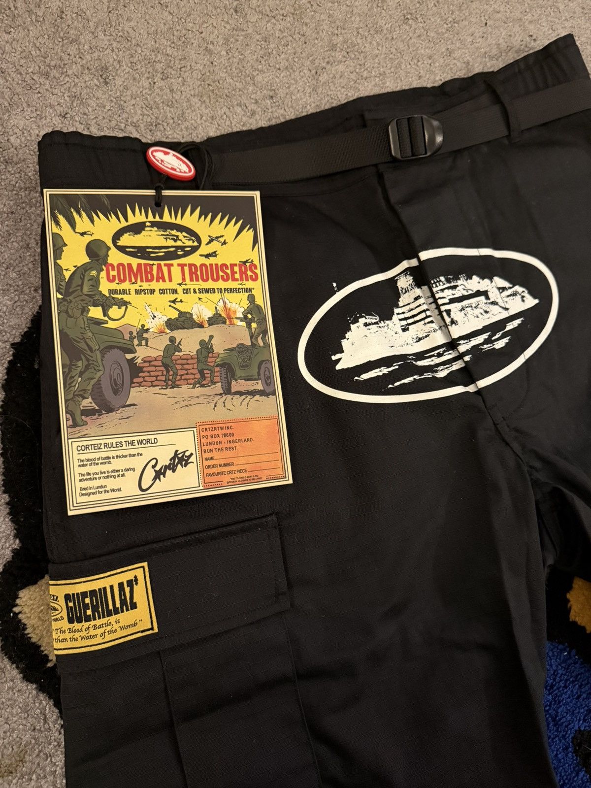 Corteiz Corteiz Guerillaz cargo rip stop pants Size US 36 / EU 52 - 2 Thumbnail
