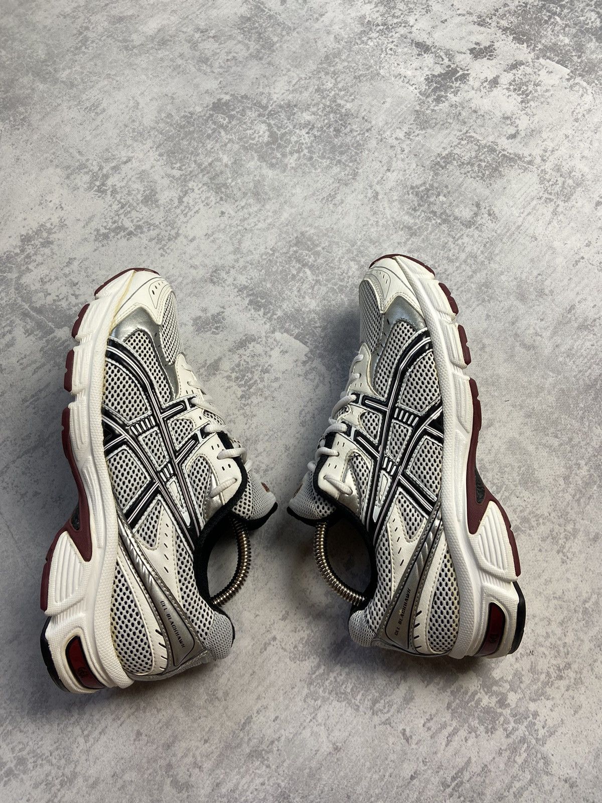 Asics × Vintage RARE ASICS Gel Blackhawk Ruby Y2K Running VINTAGE SNEAKERS Size US 7 / EU 40 - 5 Thumbnail