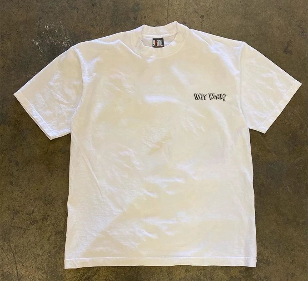 Vintage Buy Now Pay Later Vintage White Tee Size US M / EU 48-50 / 2 - 2 Thumbnail