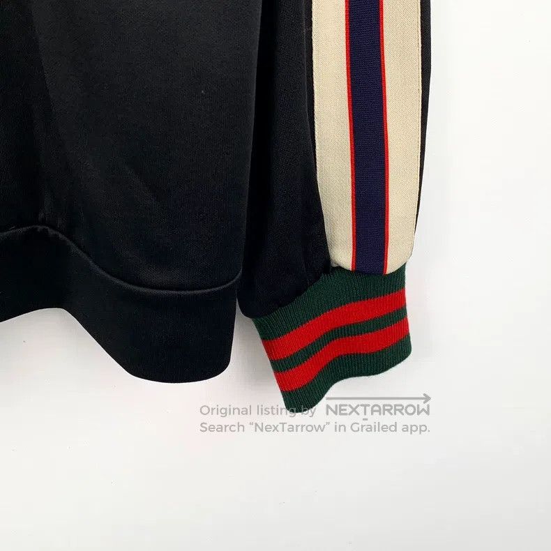 Gucci Gucci Black side striped logo stand-up collar zipper long- Size US L / EU 52-54 / 3 - 5 Thumbnail