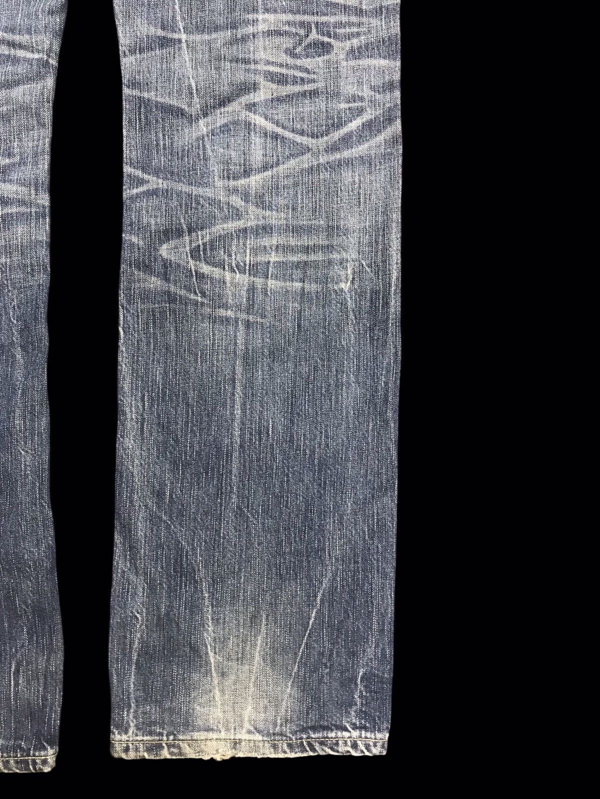 Edwin 💥DENIM ART💥ARCHIVAL EDWIN 503 SICK FADES DENIM F308 Size US 34 / EU 50 - 14 Thumbnail