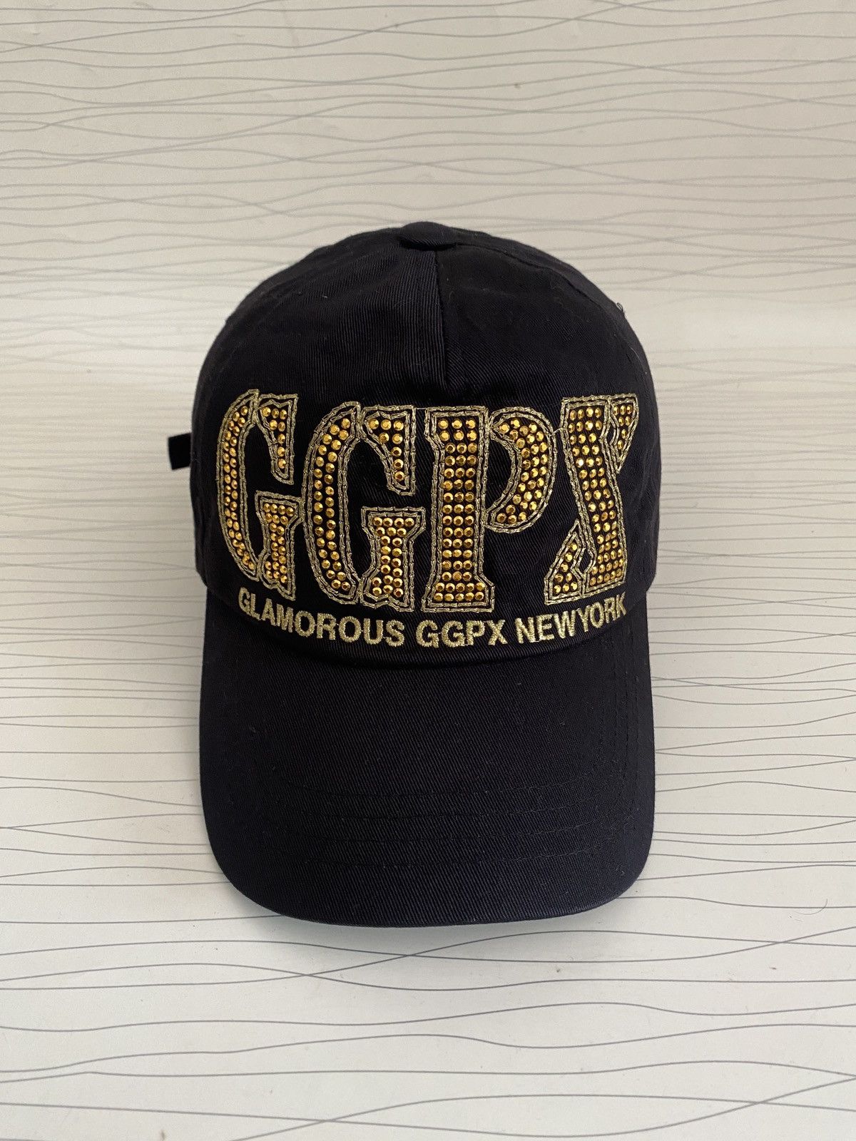 If Six Was Nine GGPX Glamorous Studded Logo Baseball Cap Black – New York Size ONE SIZE - 2 Thumbnail