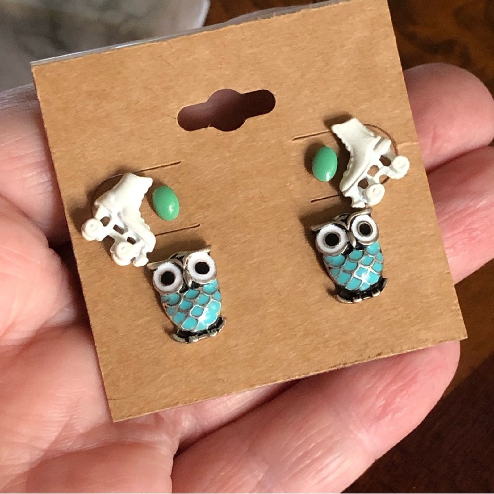 Jewelry Set of three pairs of fashion post earrings Size ONE SIZE - 3 Thumbnail